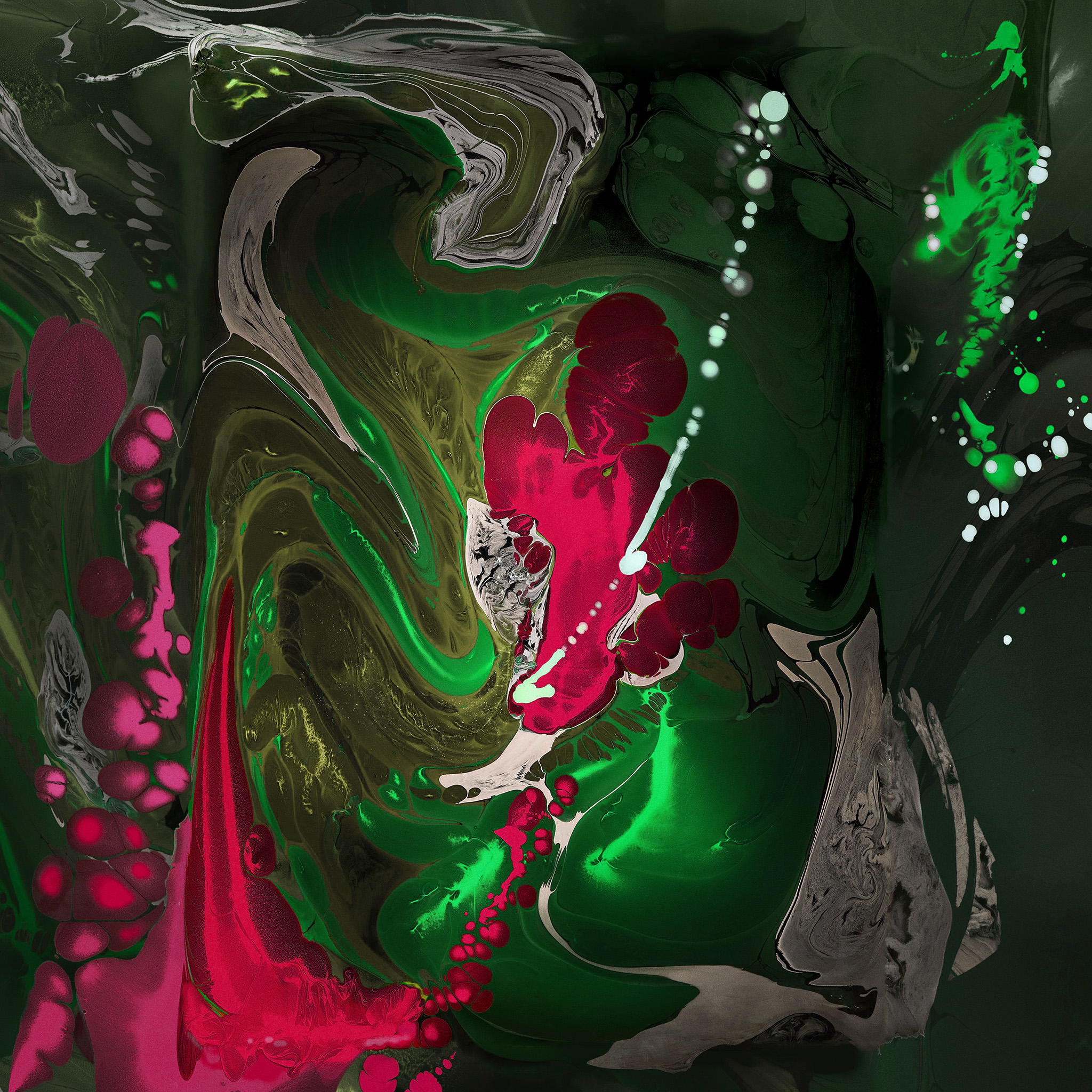 Ipad Paint Weird Apple Art Green Wallpaper