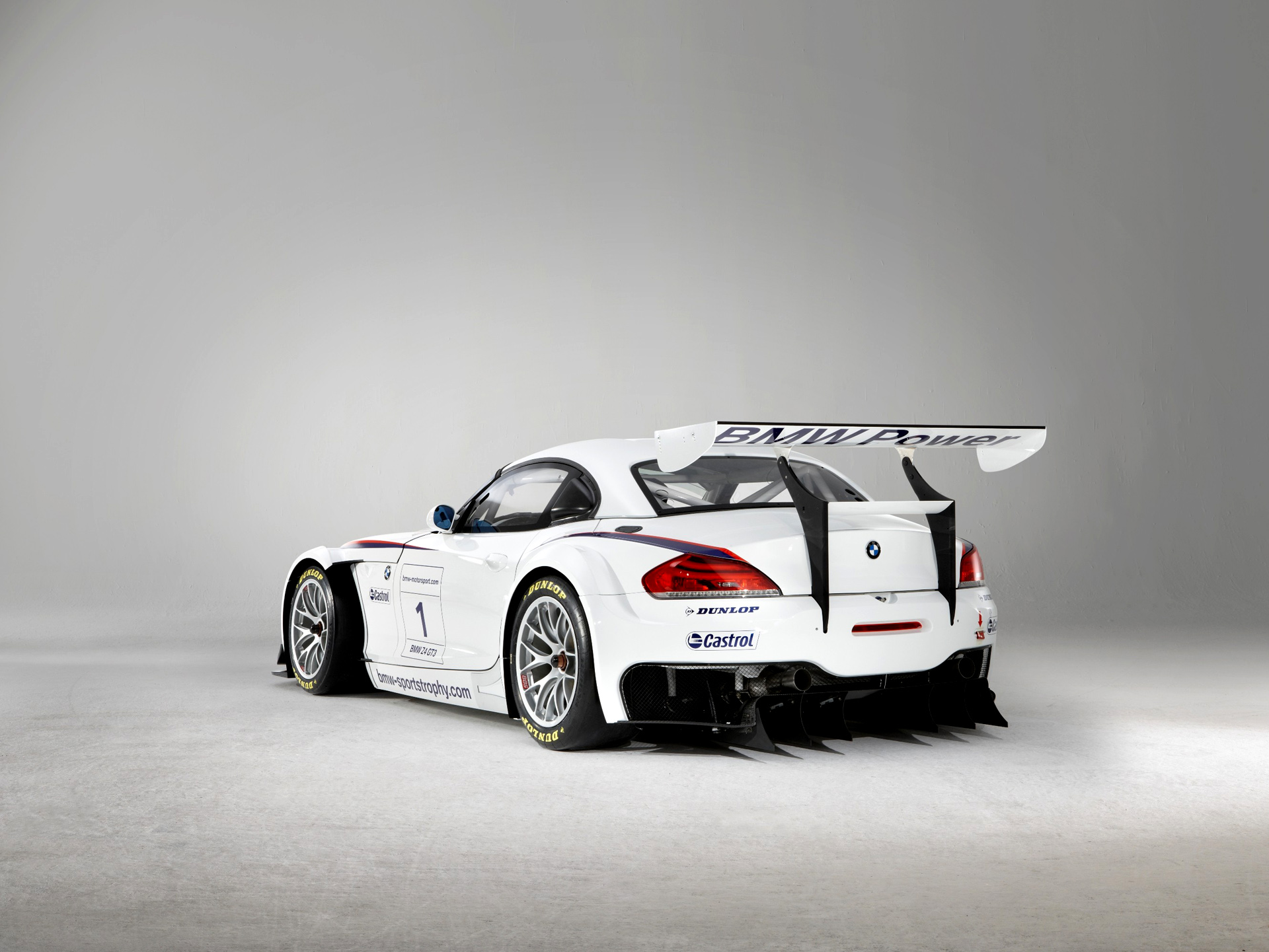 Wallpaper of stunning Z4 GT3 racer 2009 2010 BMW Z4