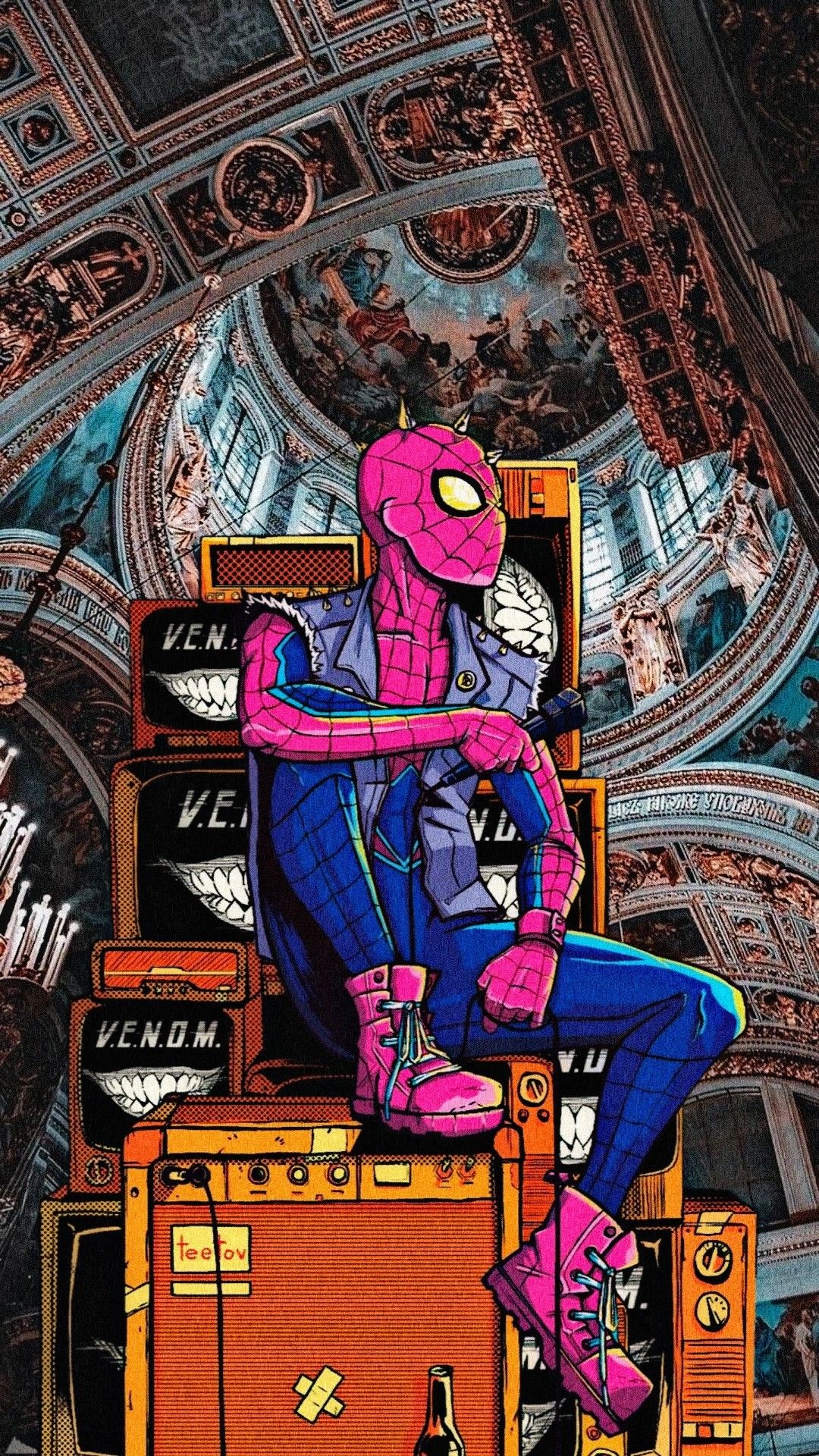 Spider punk. Punk wallpaper, Punk background, Marvel comics vintage