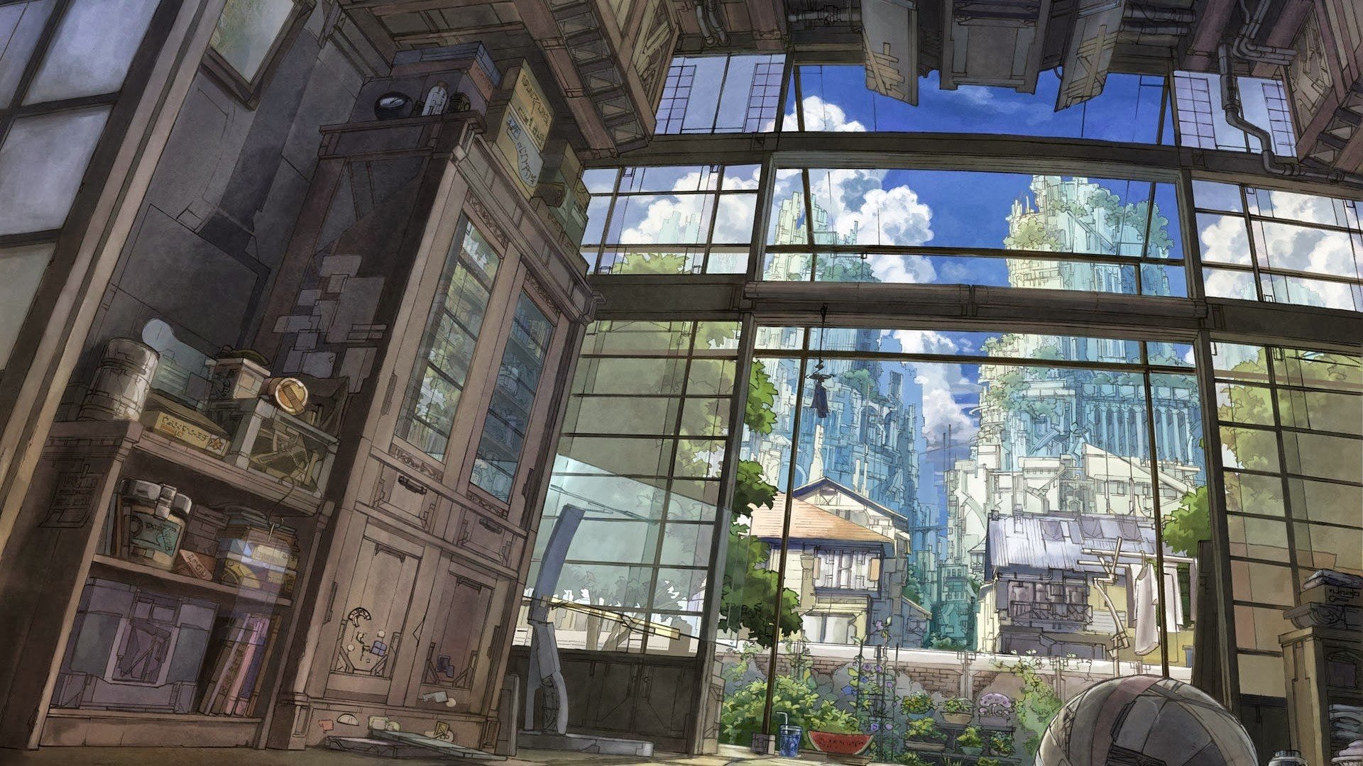 Anime Architecture : Imagined Worlds and Endless Megacities Book Review -  Halcyon Realms - Art Book Reviews - Anime, Manga, Film, Photography