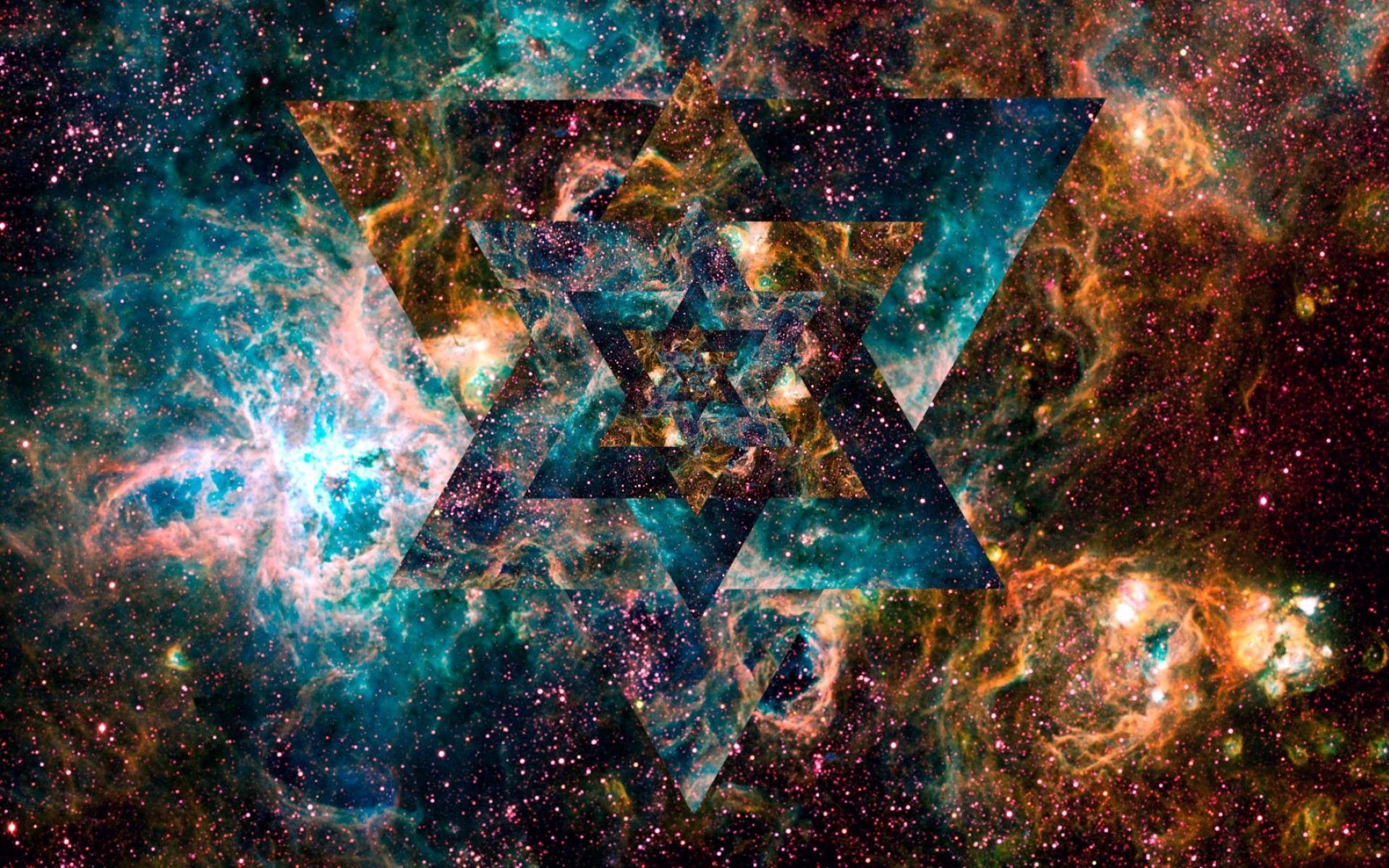 Trippy Space Background