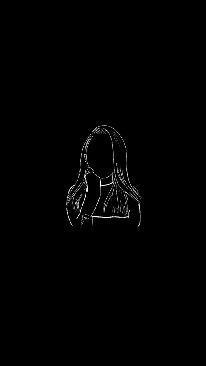 Dark angel. Black and white art drawing, Cute black wallpaper, Black paper drawing