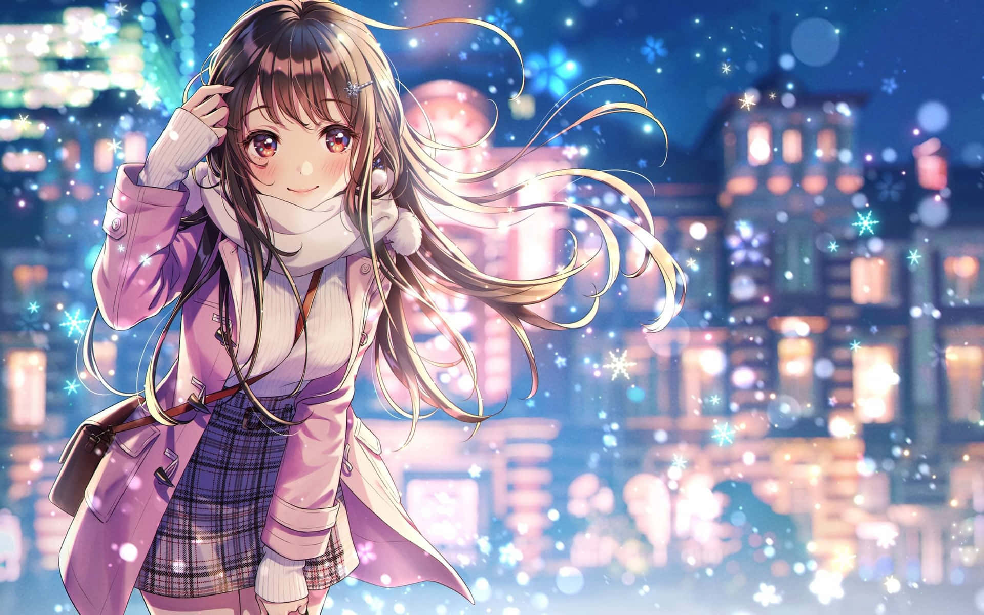 2700 Anime Girl Background