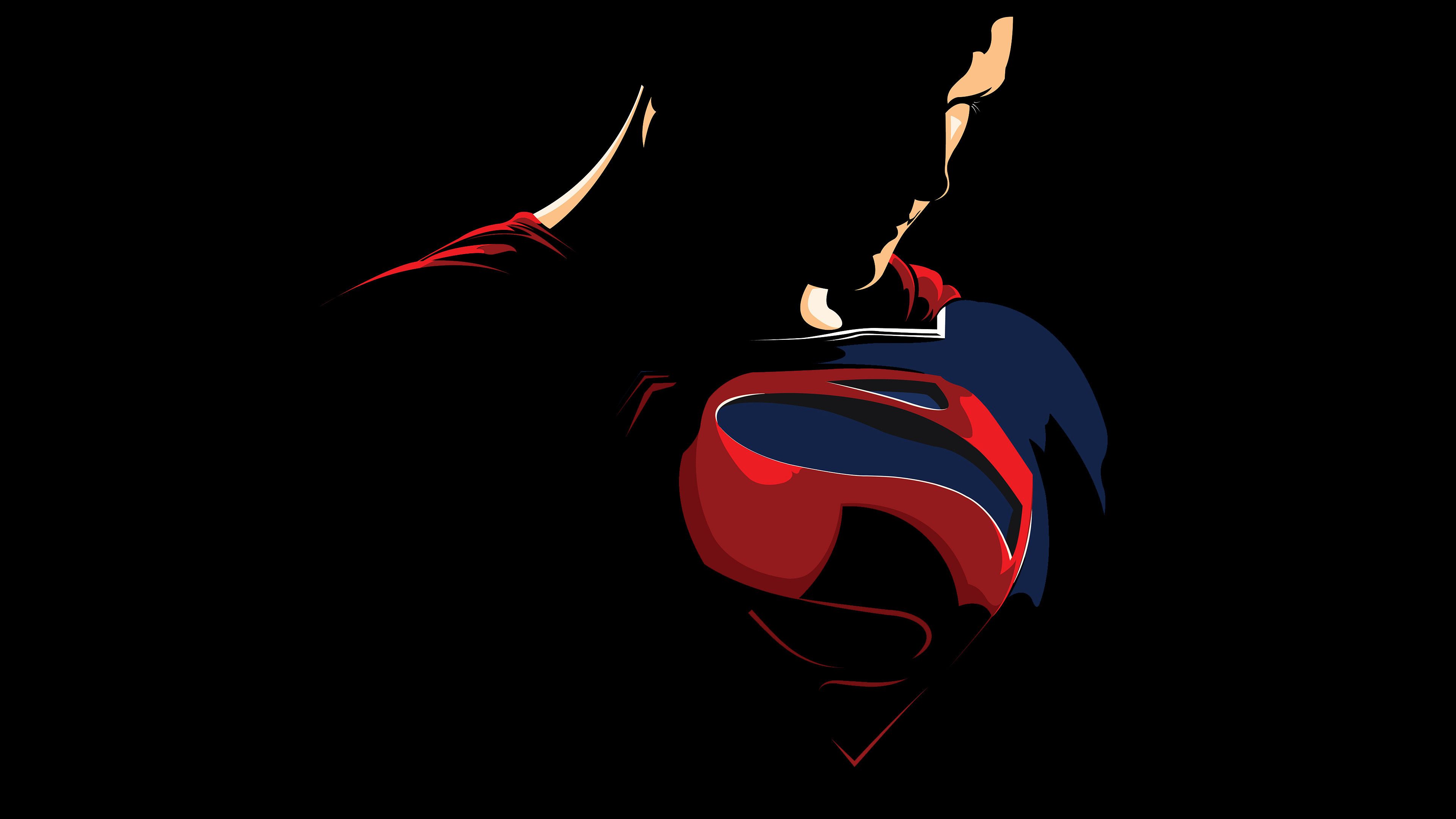 Wallpaper 4k Superman Minimalism Logo 4k Wallpaper