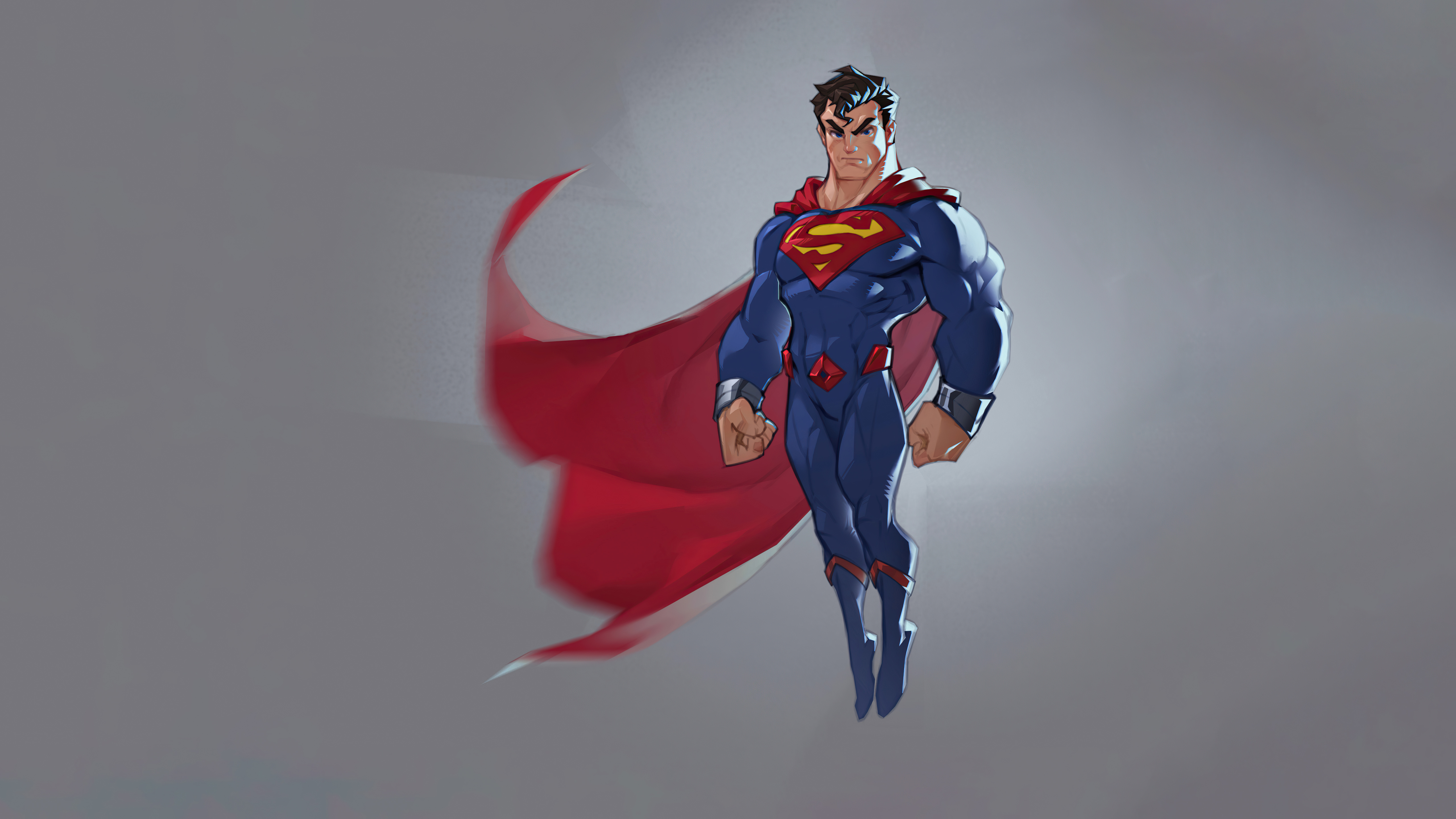 Superman Minimalist design Wallpaper 5k Ultra HD