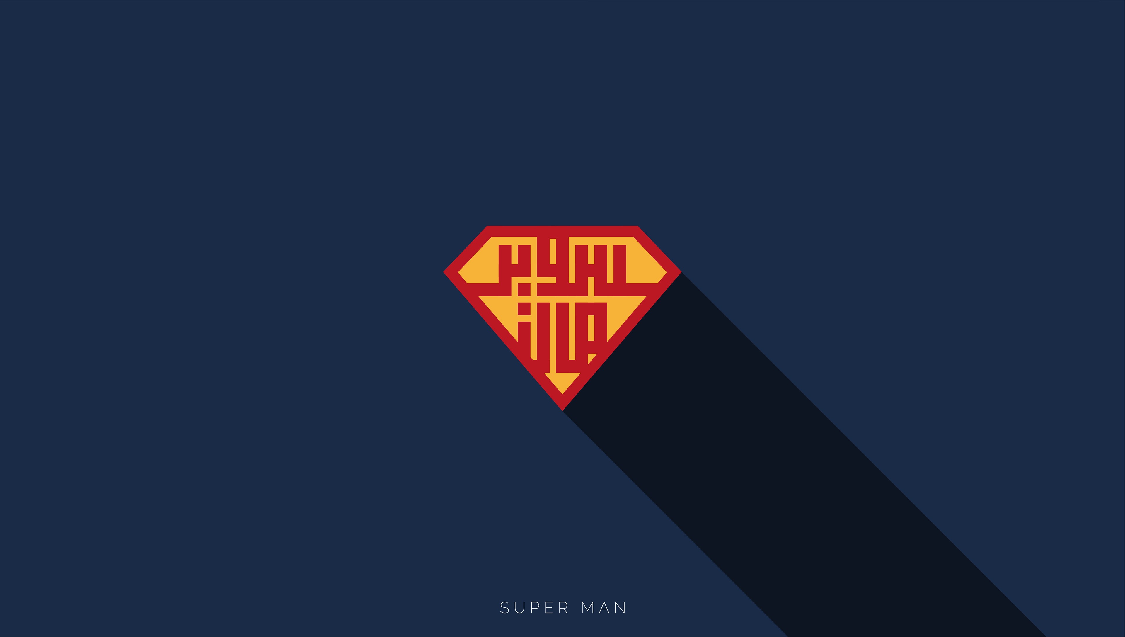 Wallpaper / superman, superheroes, artist, artwork, digital art, hd, minimalism, minimalist, 4k, behance free download