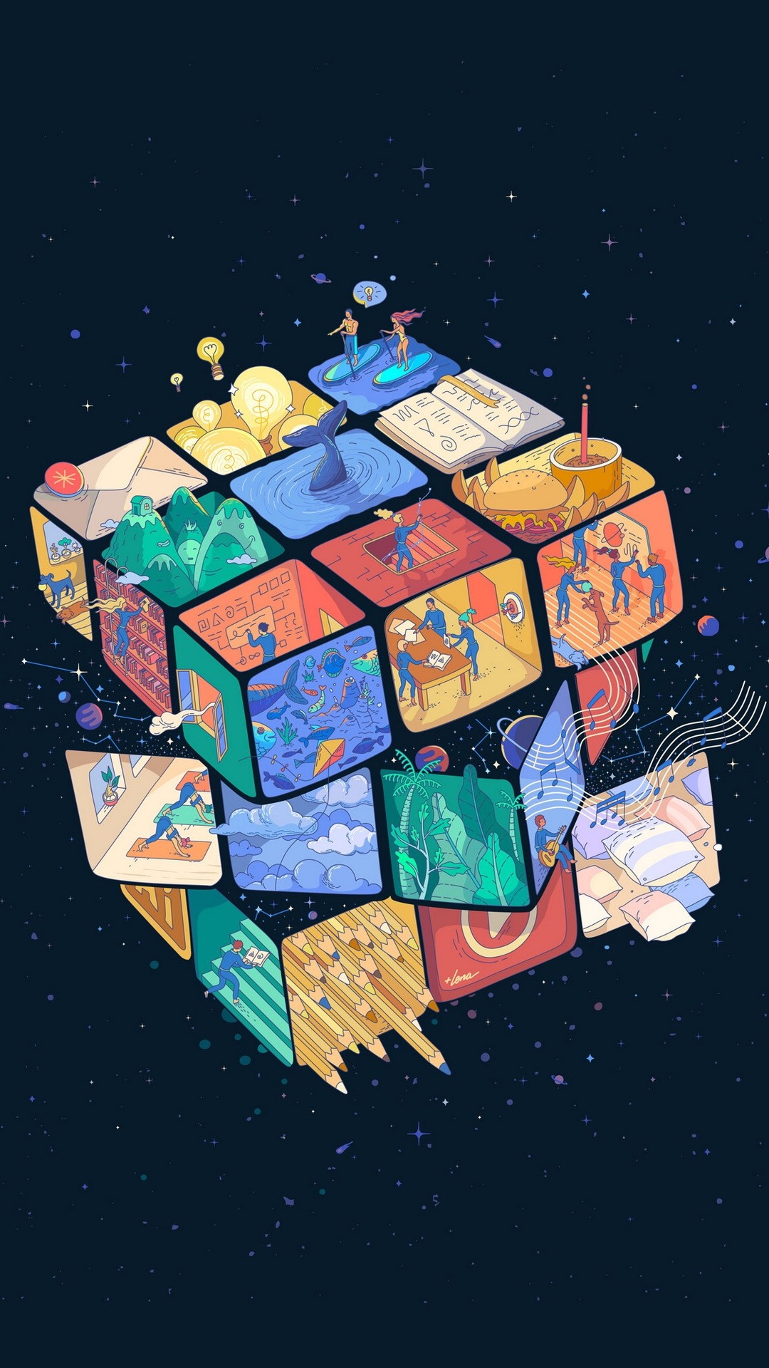 iPhone Artistic Wallpaper