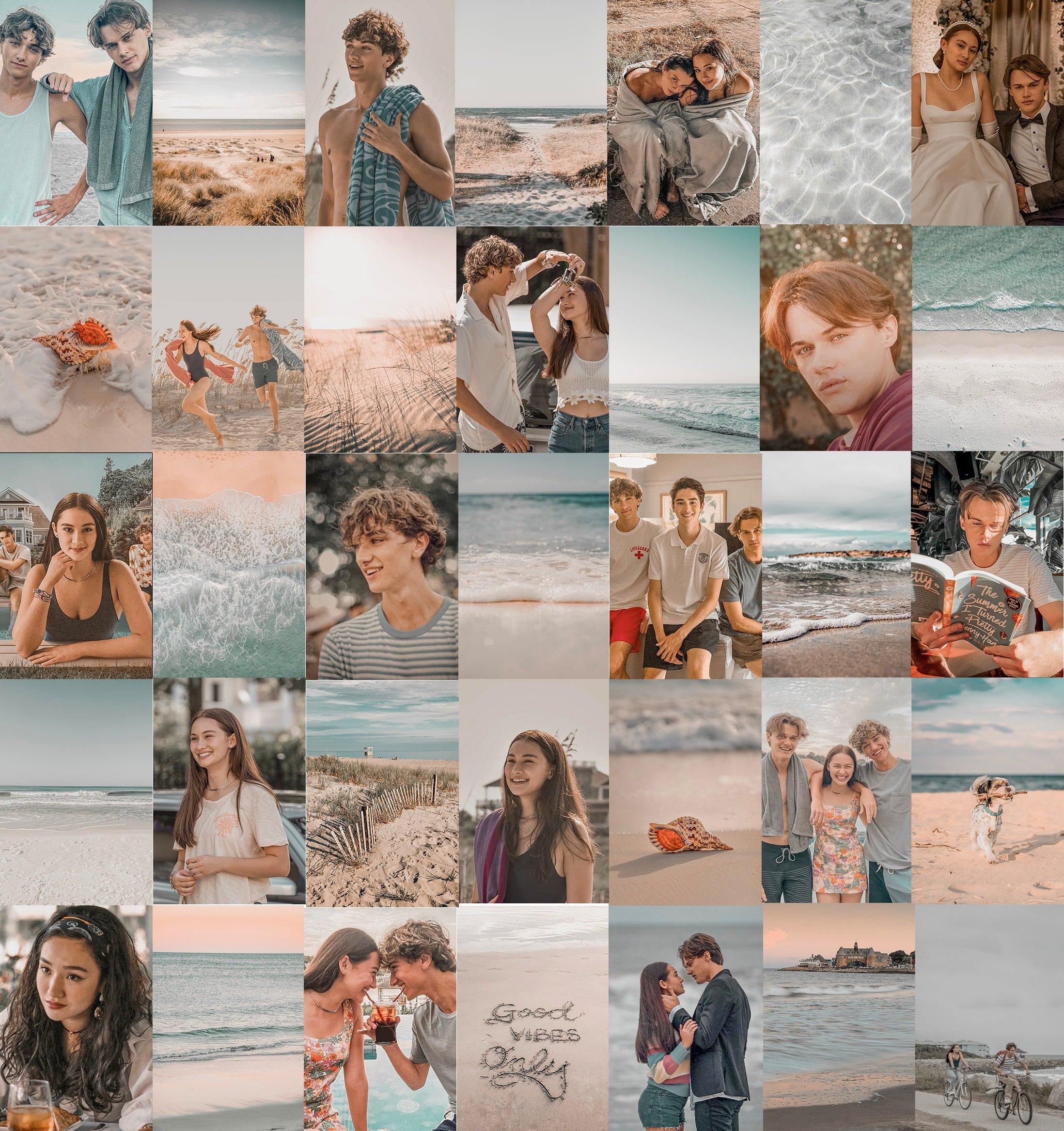 The Summer I Turned Pretty Collage 4k Wallpaper