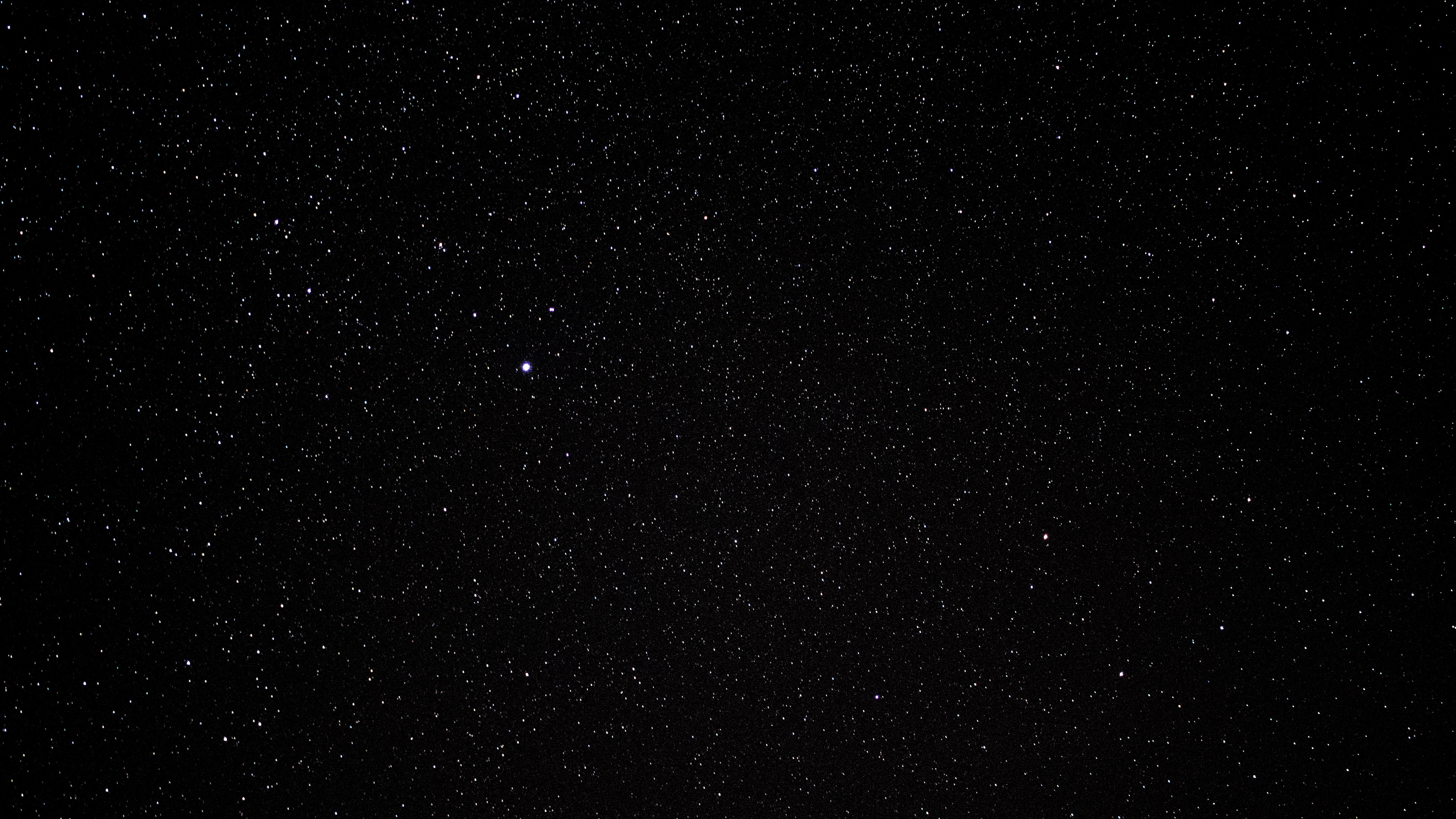 Wallpaper 4k starry sky, stars, black, glitter 4k Wallpaper
