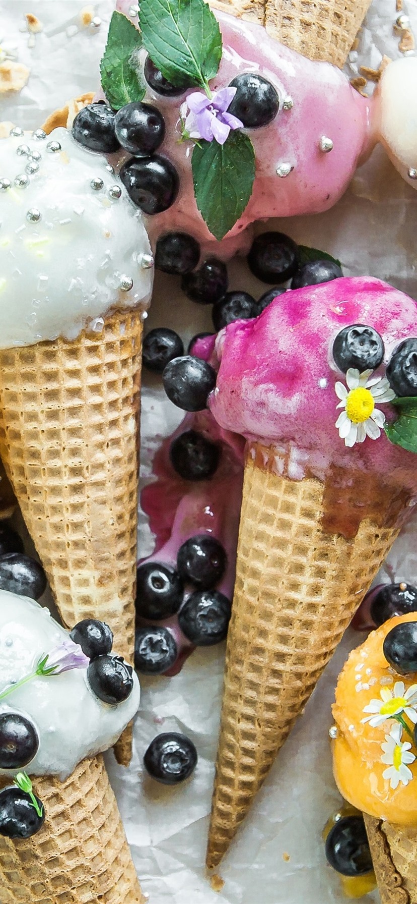 Summer Dessert, Ice Cream 1080x1920 IPhone 8 7 6 6S Plus Wallpaper, Background, Picture, Image