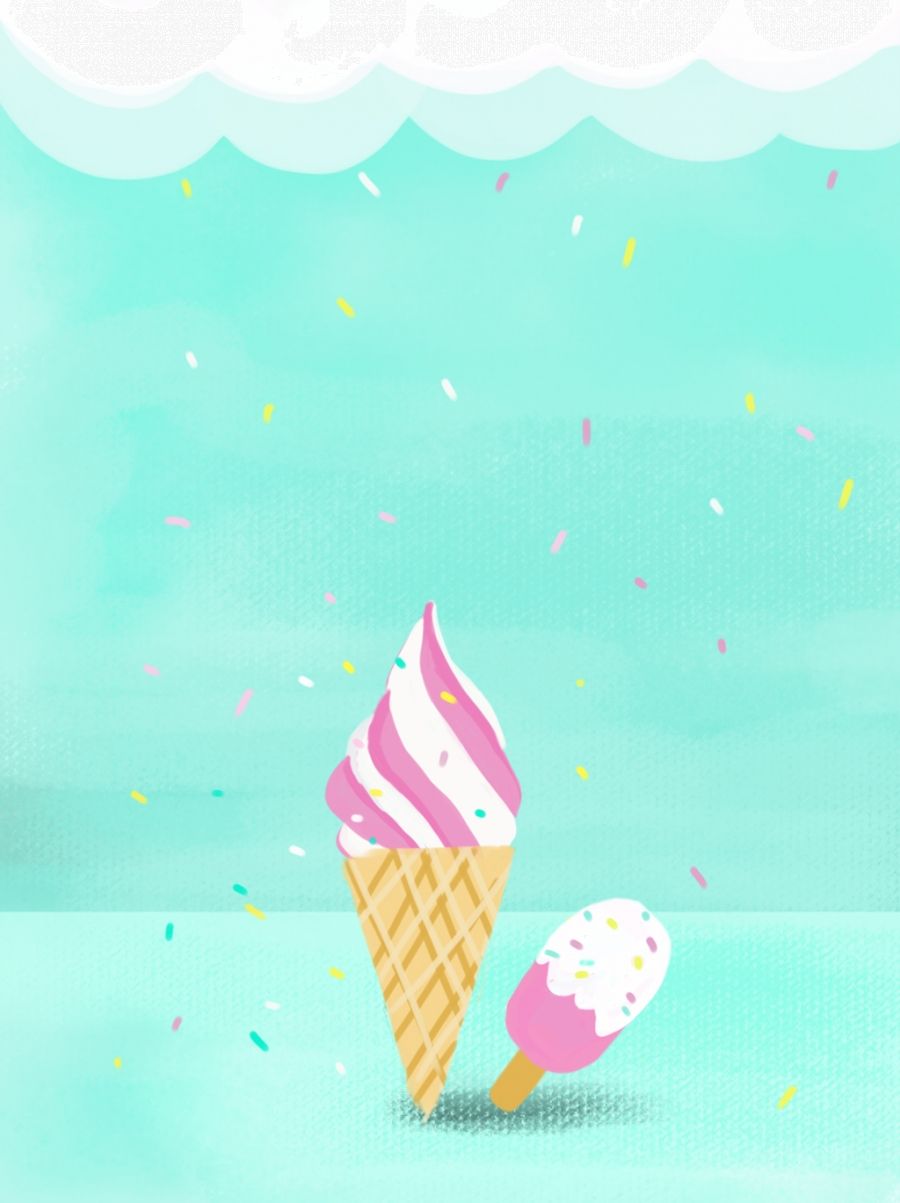 Summer Fresh Ice Cream Background Wallpaper Image For Free Download. Ice cream background, Summer fresh, Background