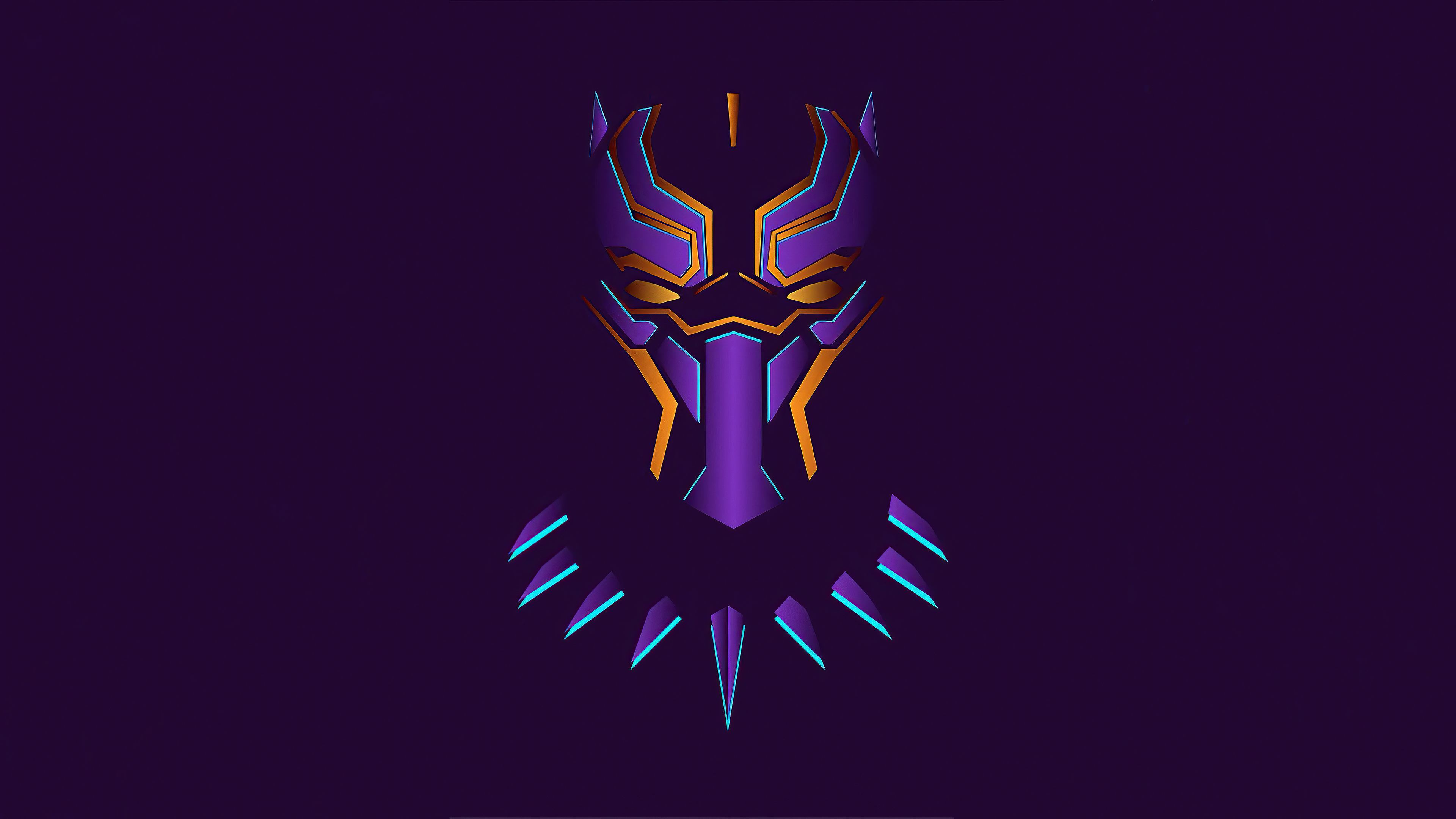 Black Panther 4K, Black Panther (Marvel Comics), Marvel Comics, Minimalist Gallery HD Wallpaper