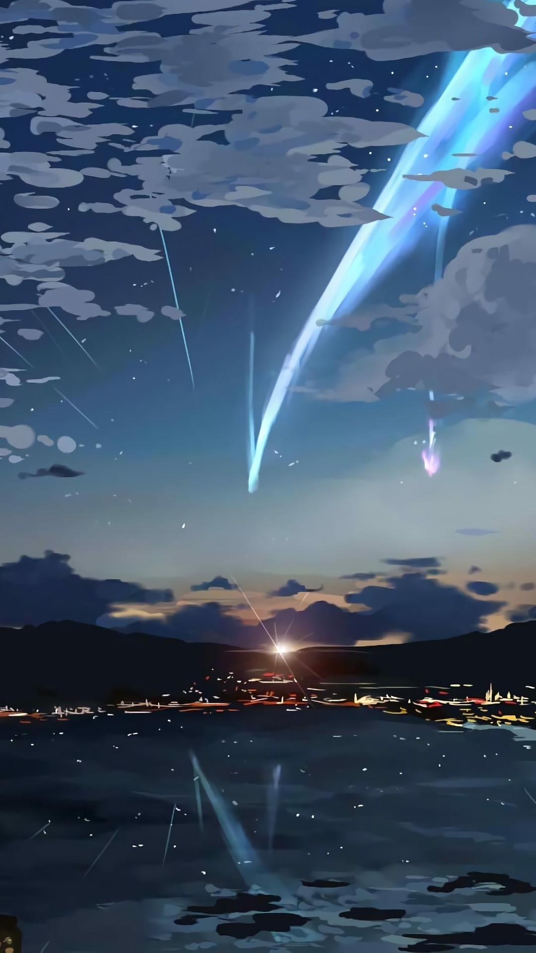 Free download 23 Anime Sky iPhone Wallpaper [1080x1920] for your Desktop, Mobile & Tablet. Explore Aesthetic Anime Sky Wallpaper. Sky Background, Aesthetic Wallpaper Anime, Anime Sky Wallpaper