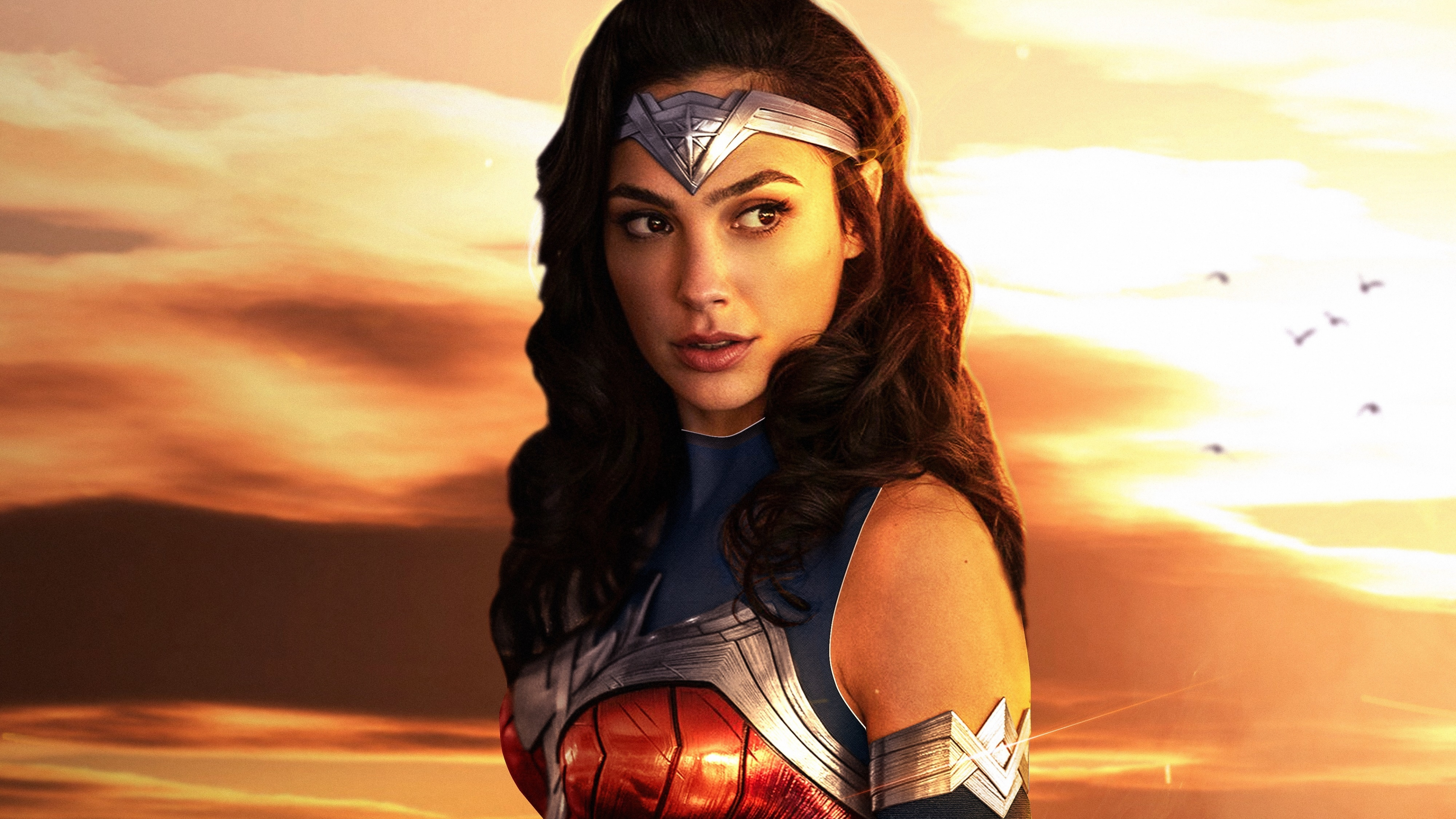 Download wallpaper 3840x2160 wonder woman 1984, 2019 movie, art 4k wallpaper, uhd wallpaper, 16:9 widescreen 3840x2160 HD background, 9411