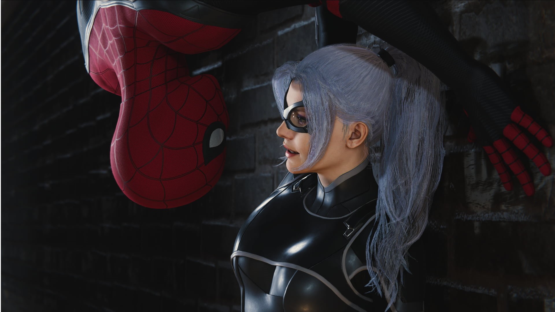 Wallpaper / Spider Man, 1080P, Spider Man (PS4), Black Cat (Marvel Comics) Free Download
