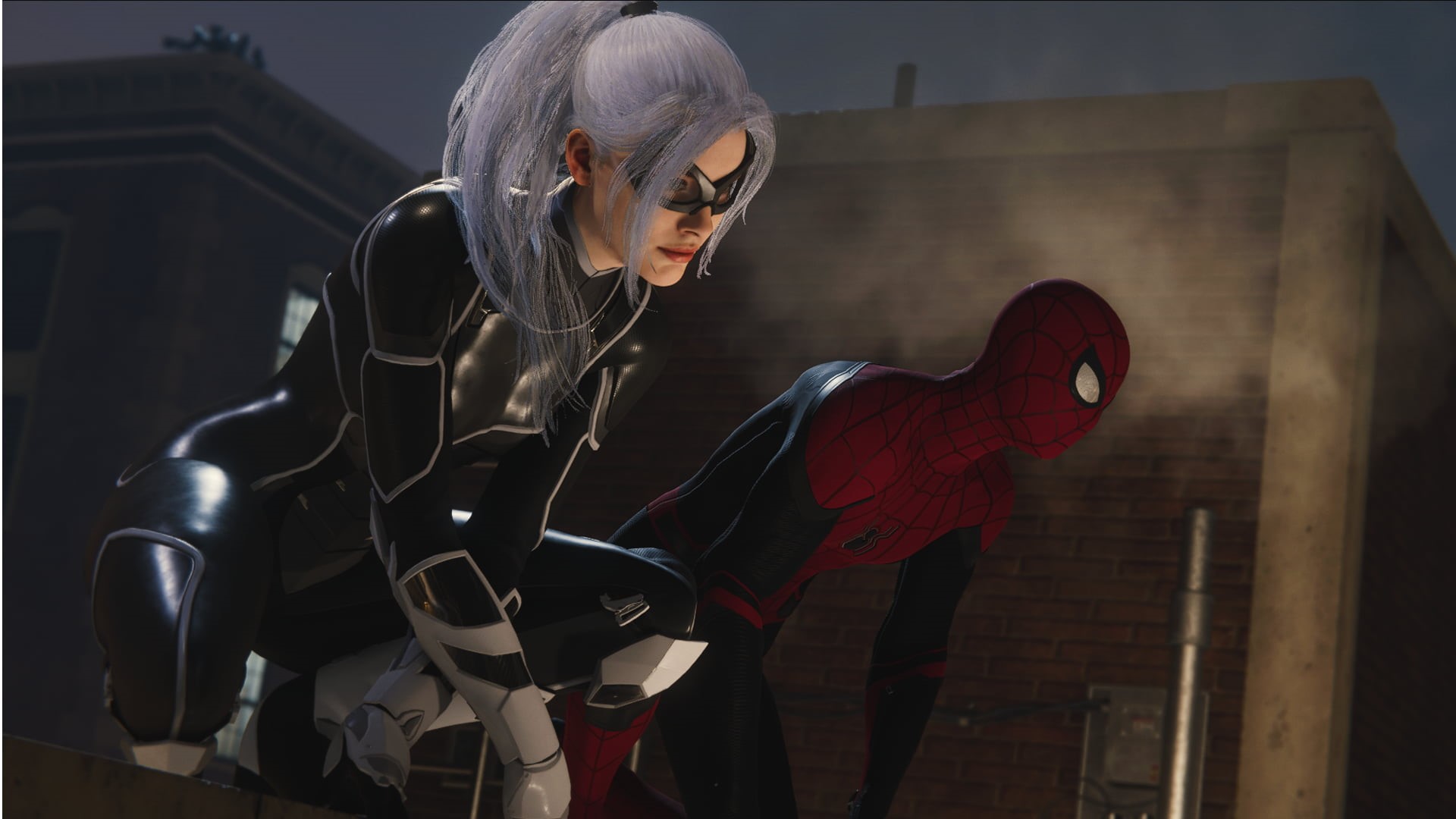 Wallpaper / 1080P, Black Cat (Marvel Comics), Spider Man, Spider Man (PS4) Free Download