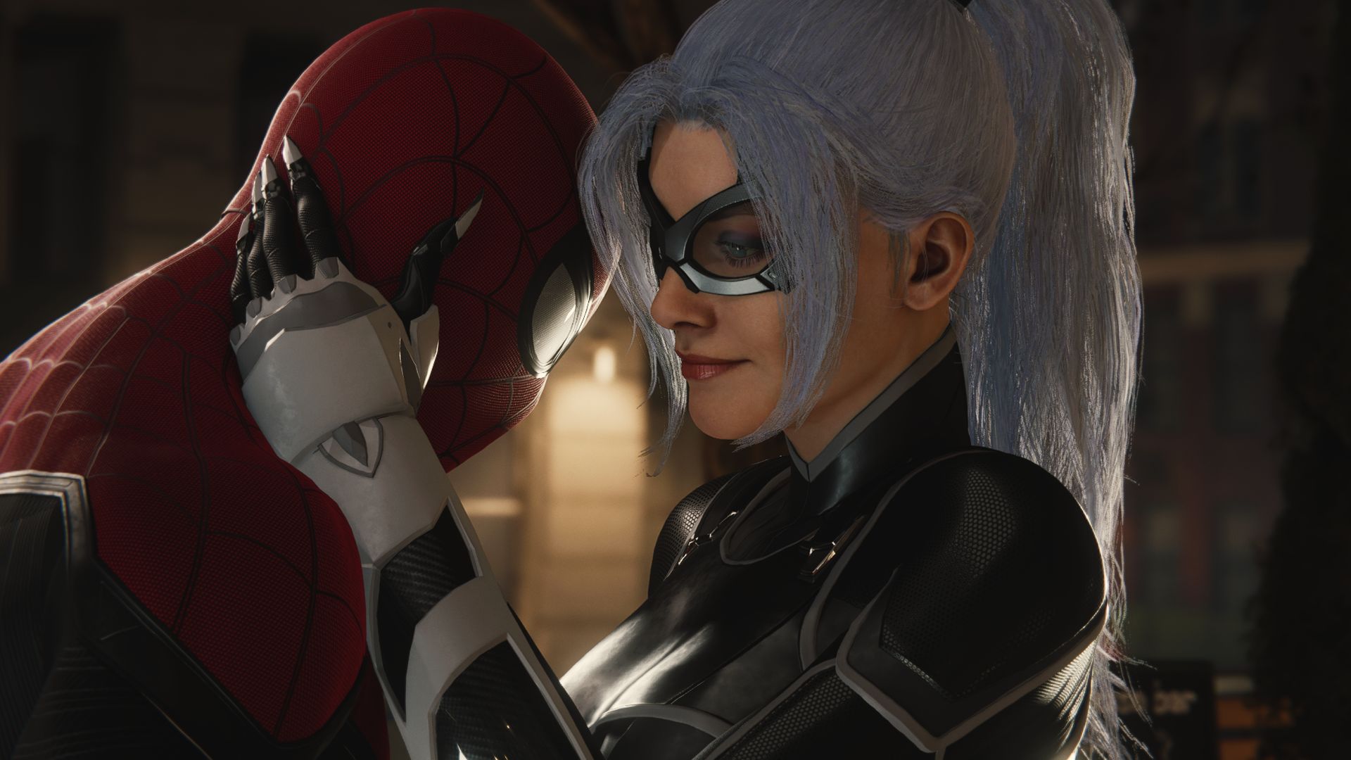 HD desktop wallpaper: Spider Man, Video Game, Black Cat (Marvel Comics), Spider Man (Ps4) download free picture