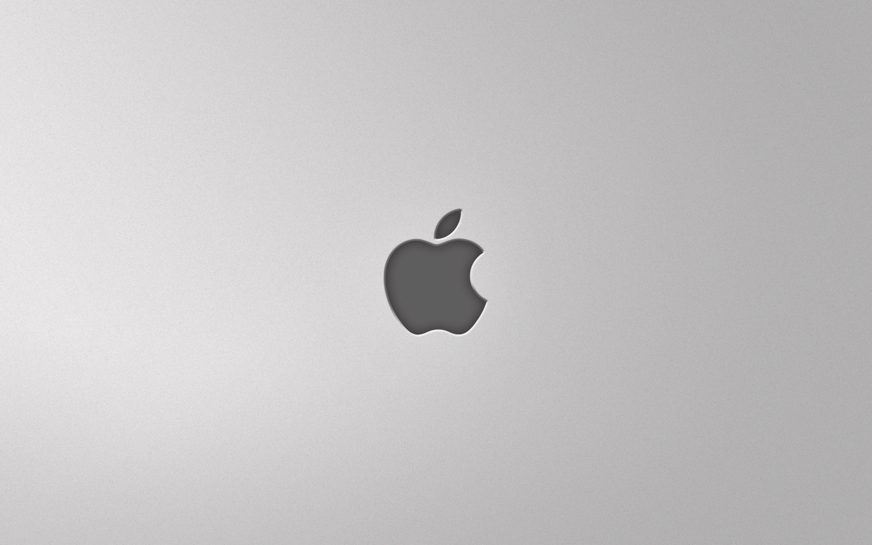 Minimal apple grey wallpaperx1800