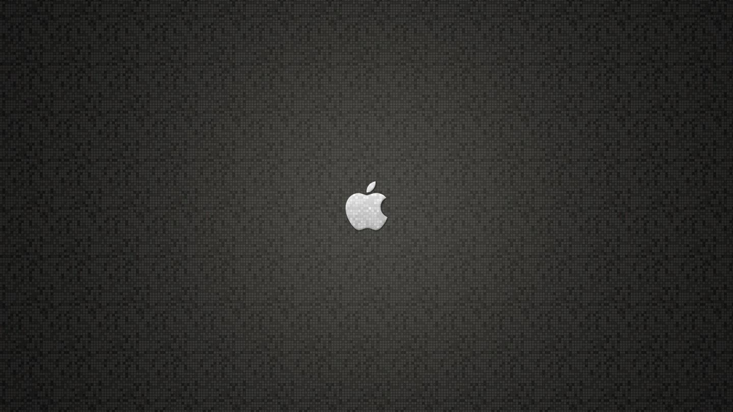 Grey Apple Mac Wallpaper HD. 照片图像