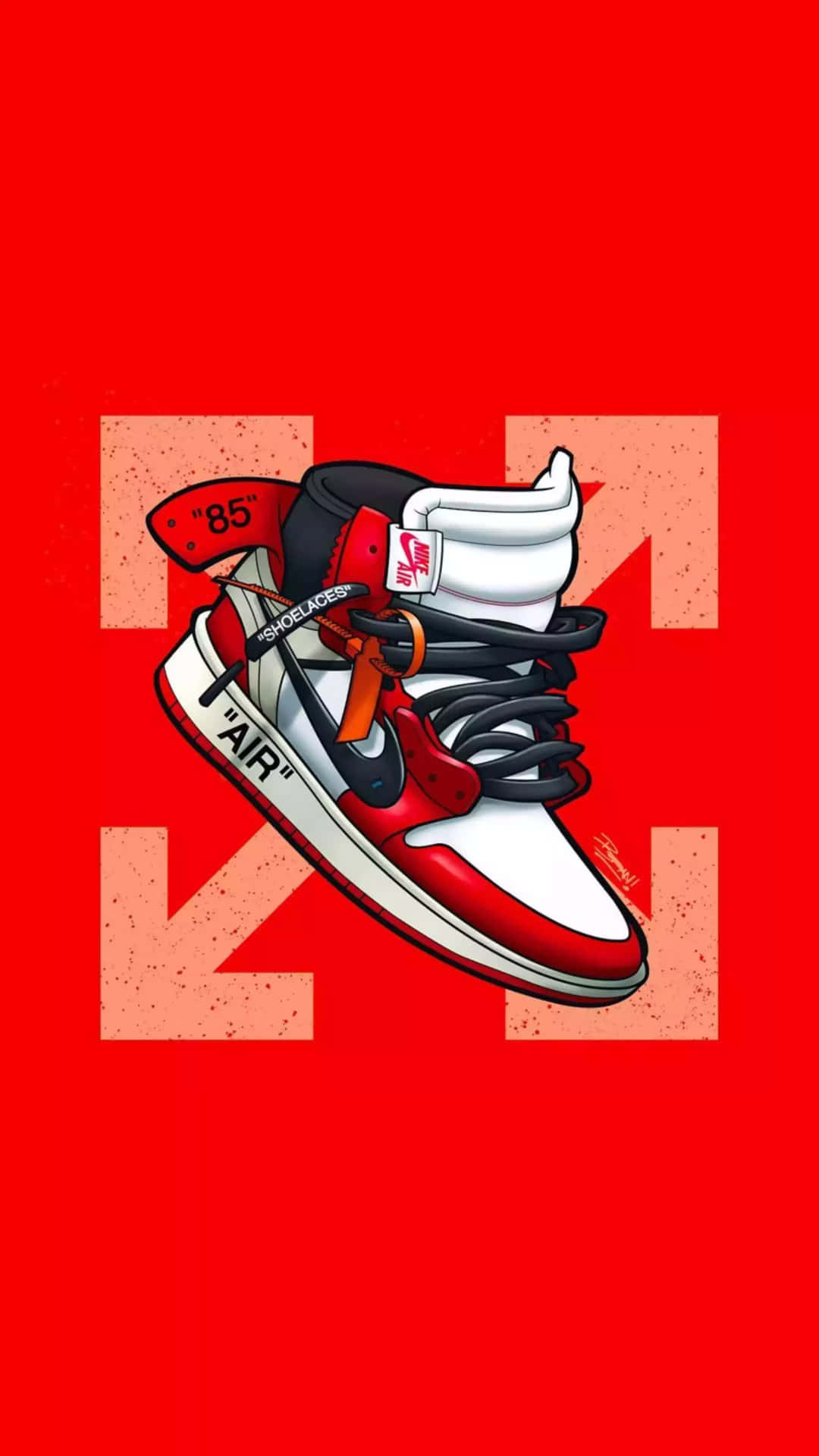 Download Sneakerhead Shoe Sketch Wallpaper