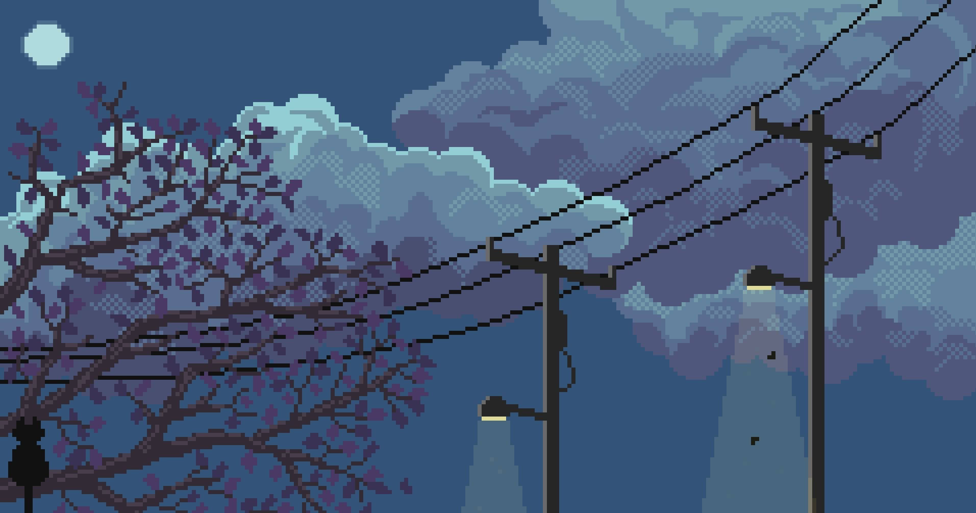 Aesthetic Pixel Art HD Wallpaper
