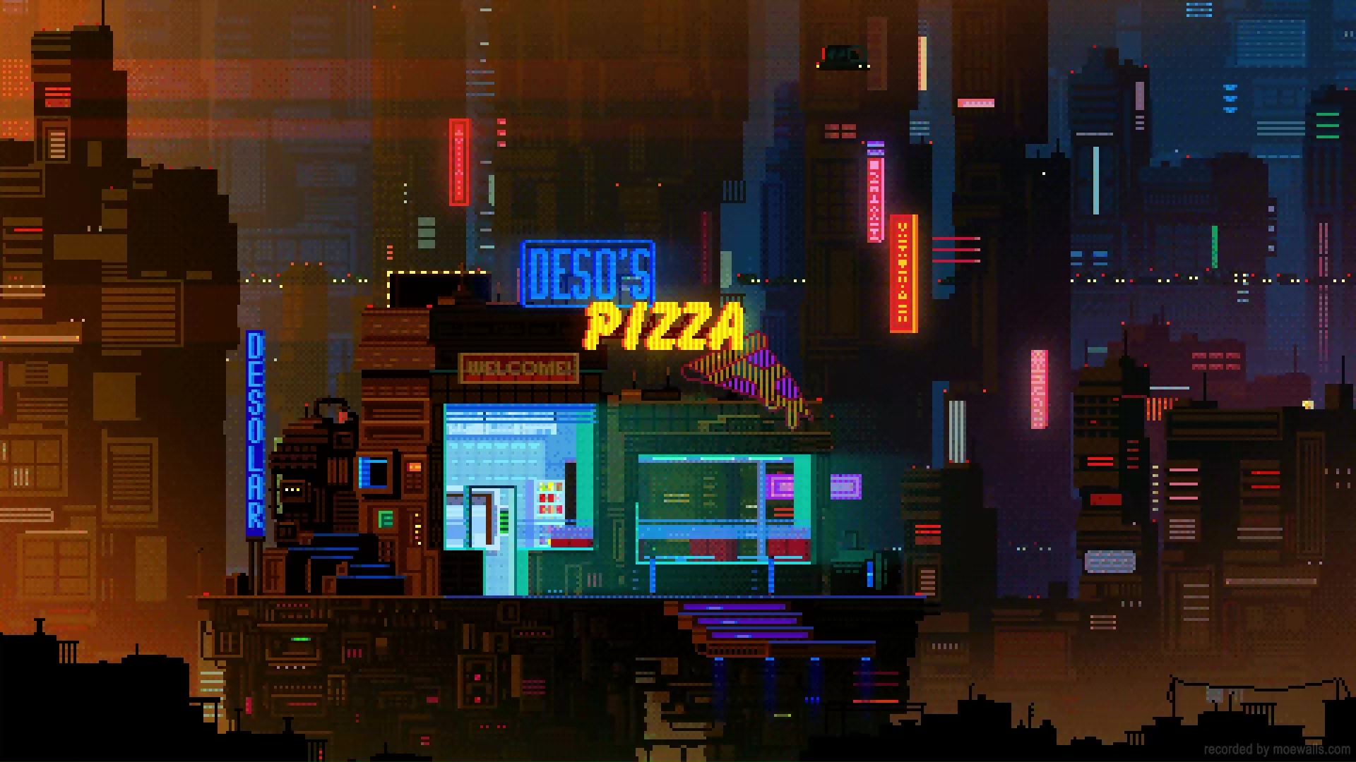 Cyberpunk High Rise Apartment Live Wallpaper - MoeWalls