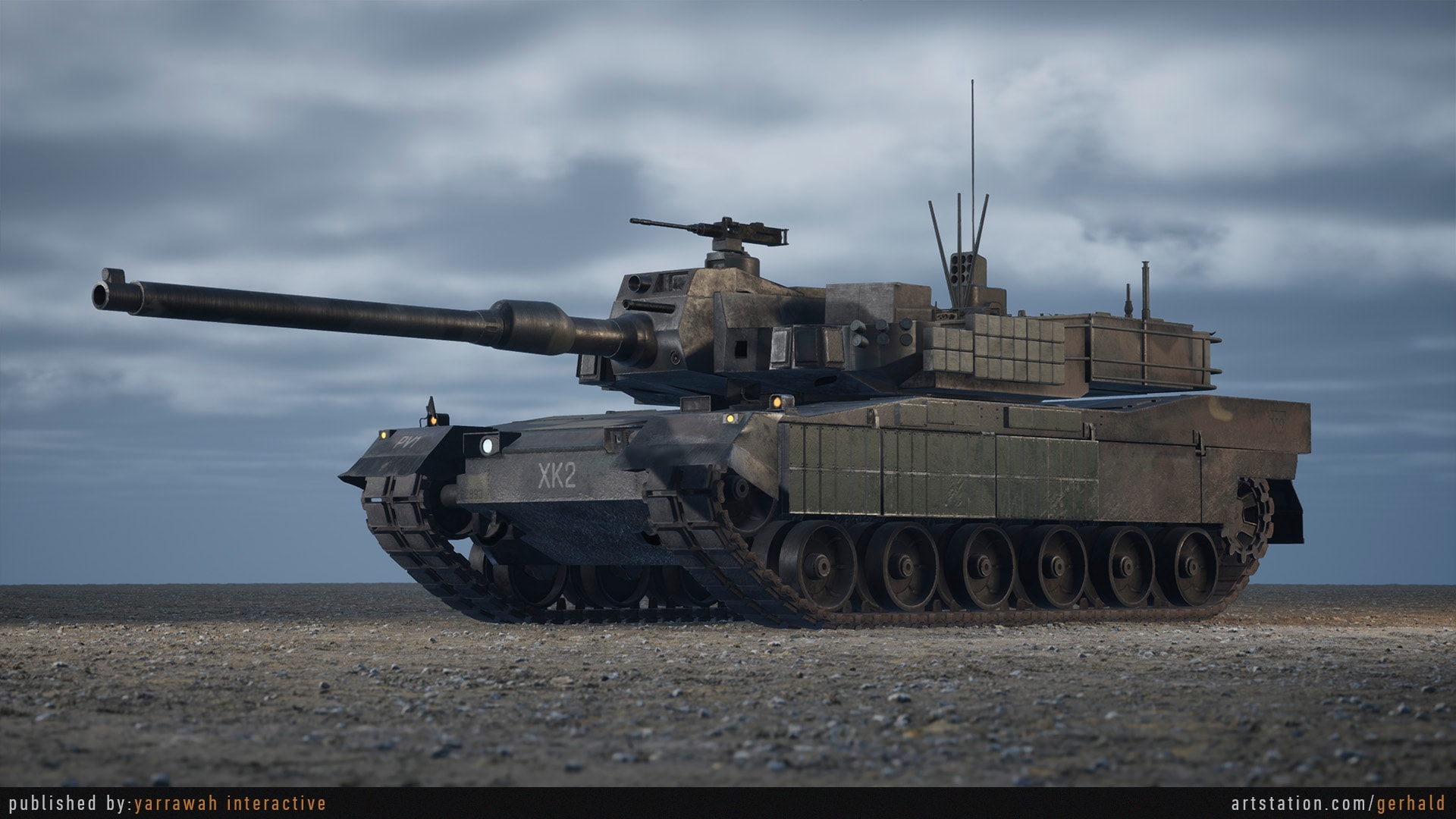 K2 Black Panther Tank Blueprint in Blueprints