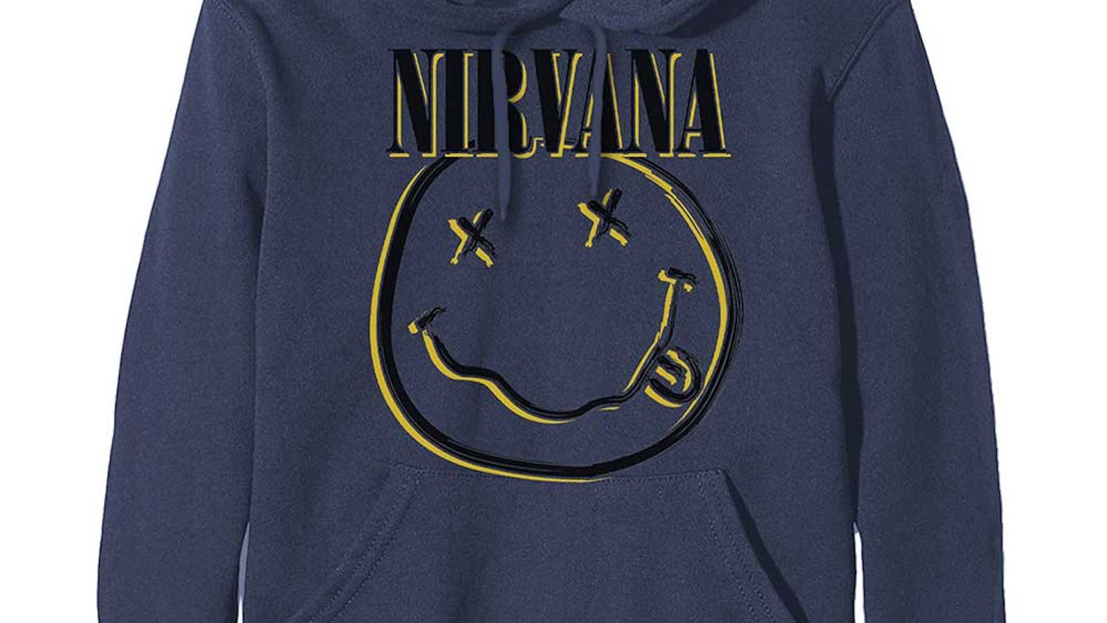Nirvana Hoodie Smiley (Navy Blue)