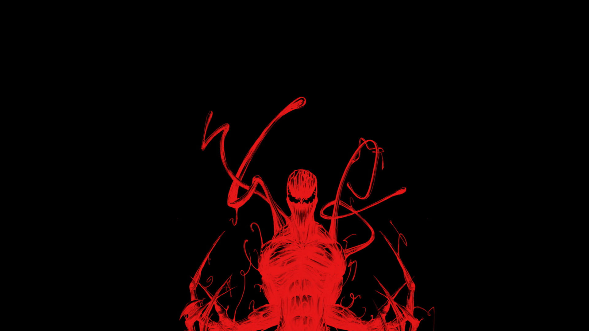 Wallpaper Spider Man Marvel Carnage Black Red Hd, Cartoon