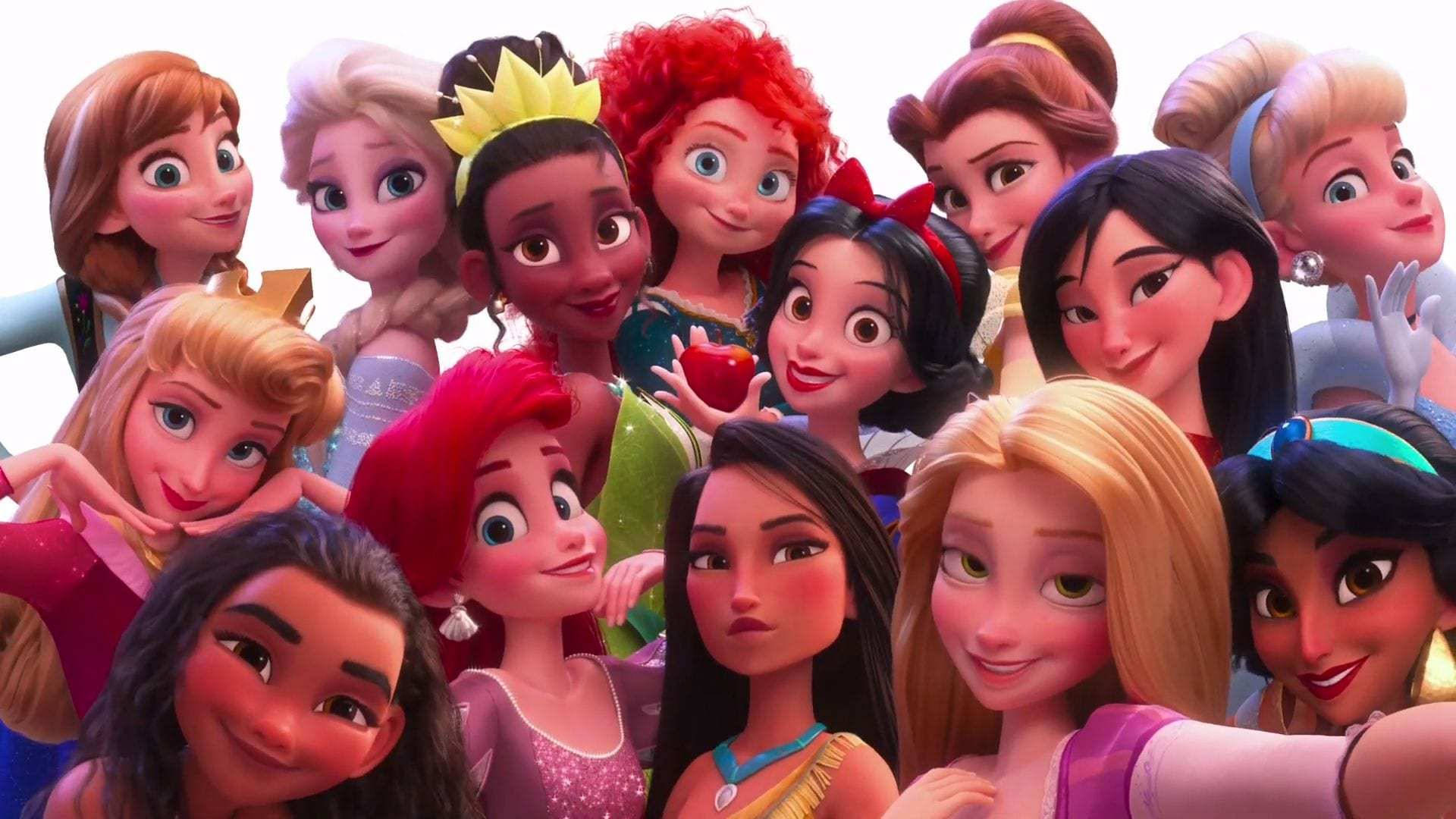 Download Disney Princesses Selfie Time Wallpaper