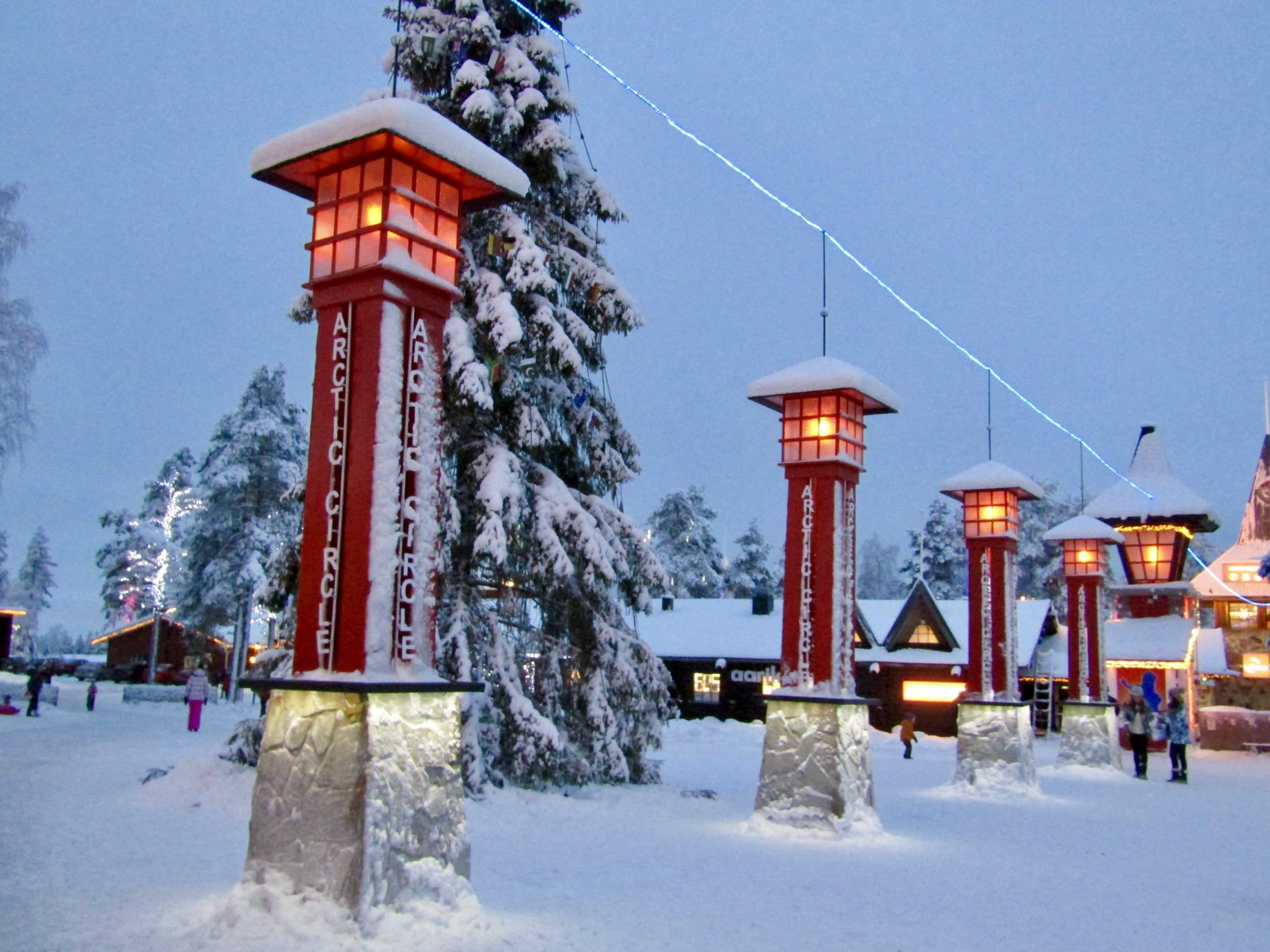 Visiting Rovaniemi and Santa Claus Village in Finland! With Maja