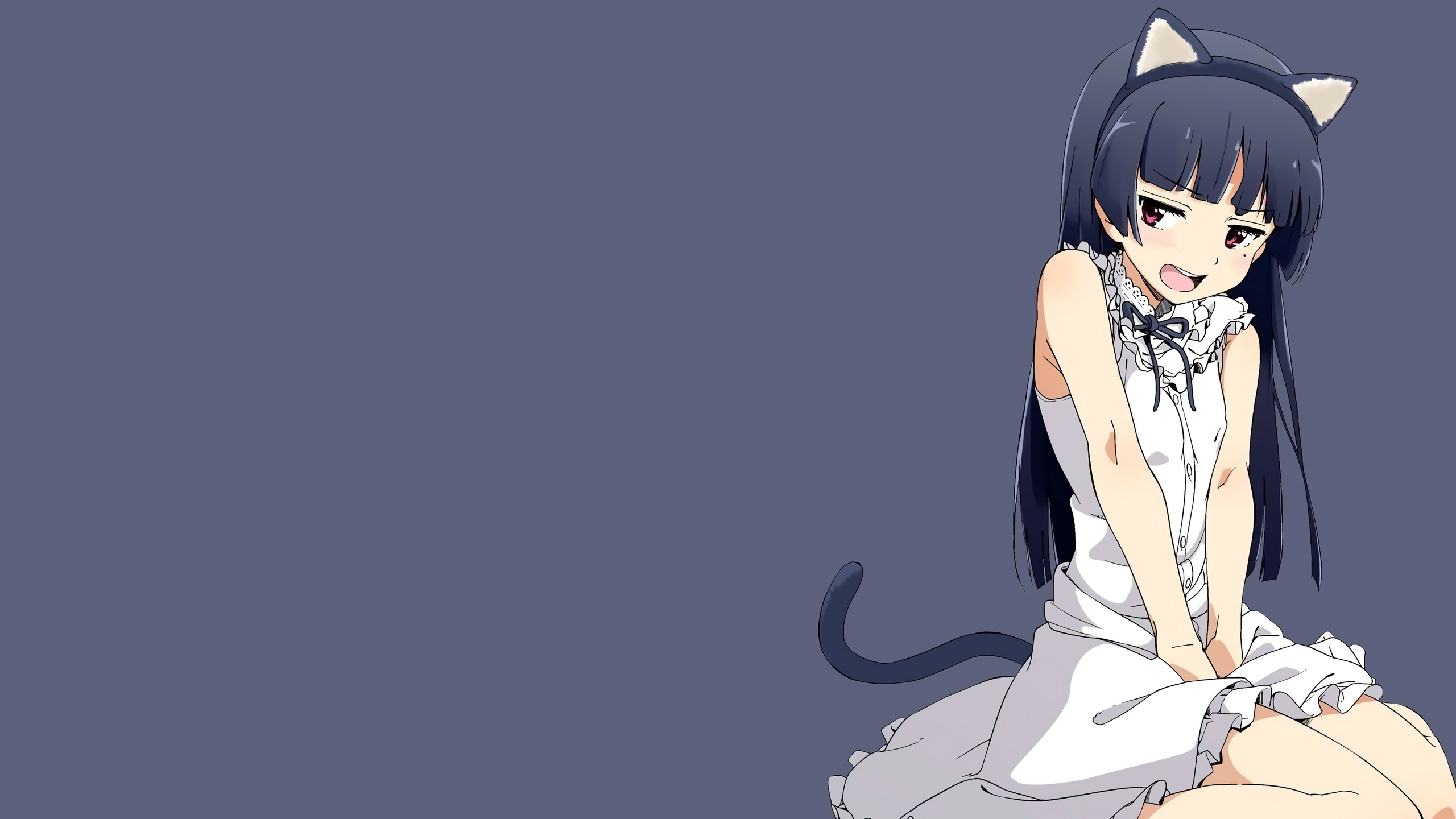 Wallpaper / Ore no Imouto ga Konnani Kawaii Wake ga Nai, Gokou Ruri, anime, anime girls, animal ears, tail free download