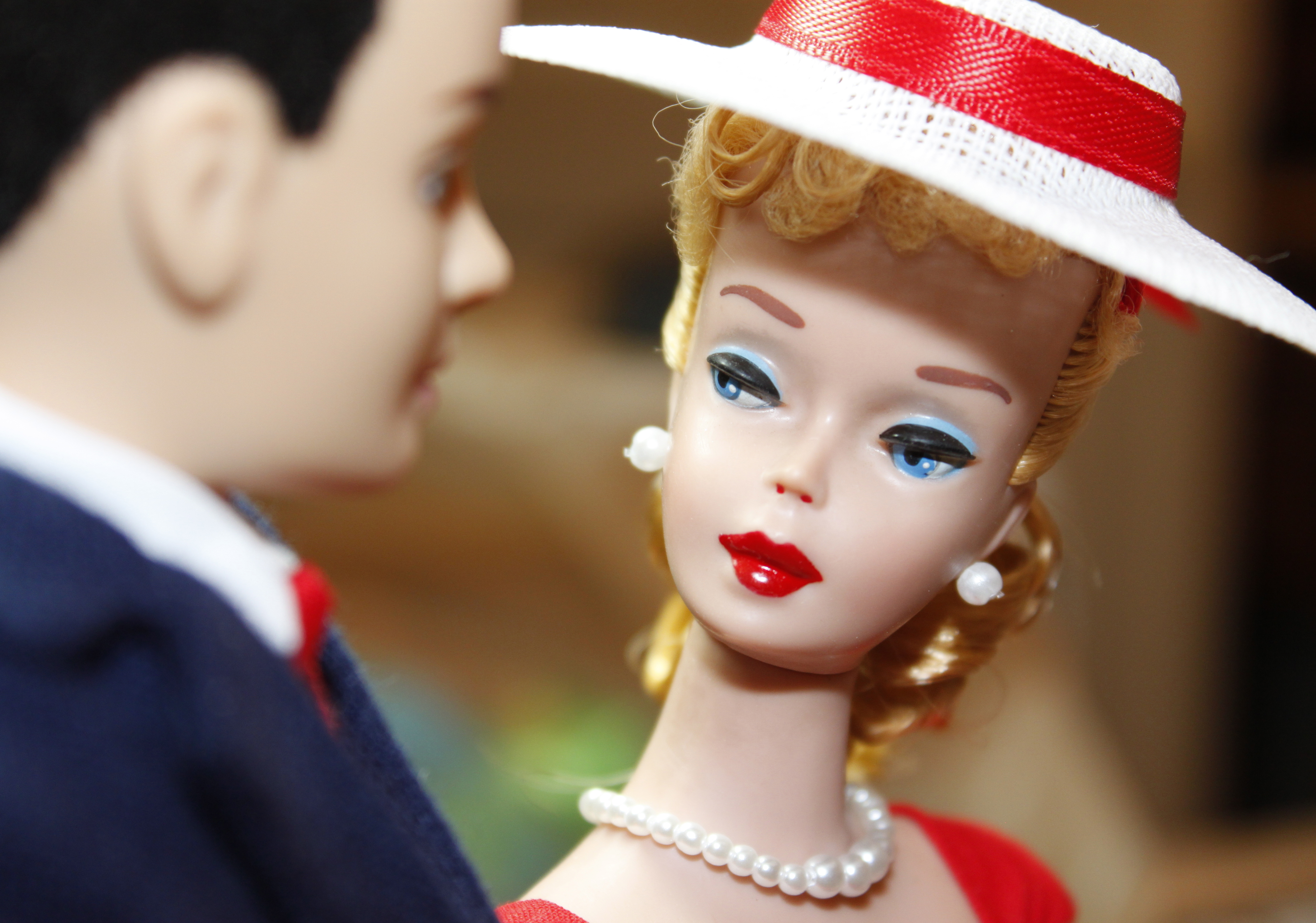 Wallpaper, ponytail, doll, pearls, 4, Ken, Barbie, girl, barbieken, vintagebarbie, redsheathdress 4516x3168