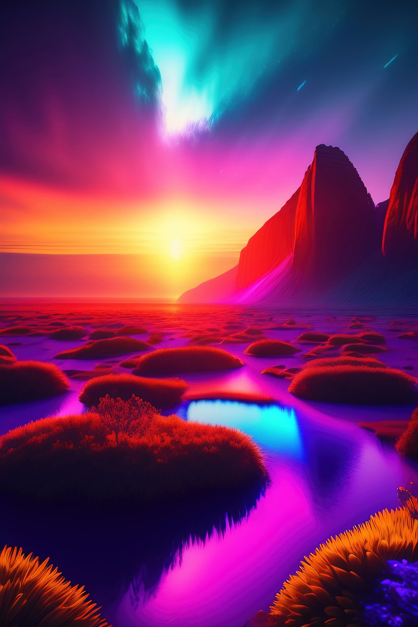 Download Lake Sunset Royalty Free Stock Illustration Image