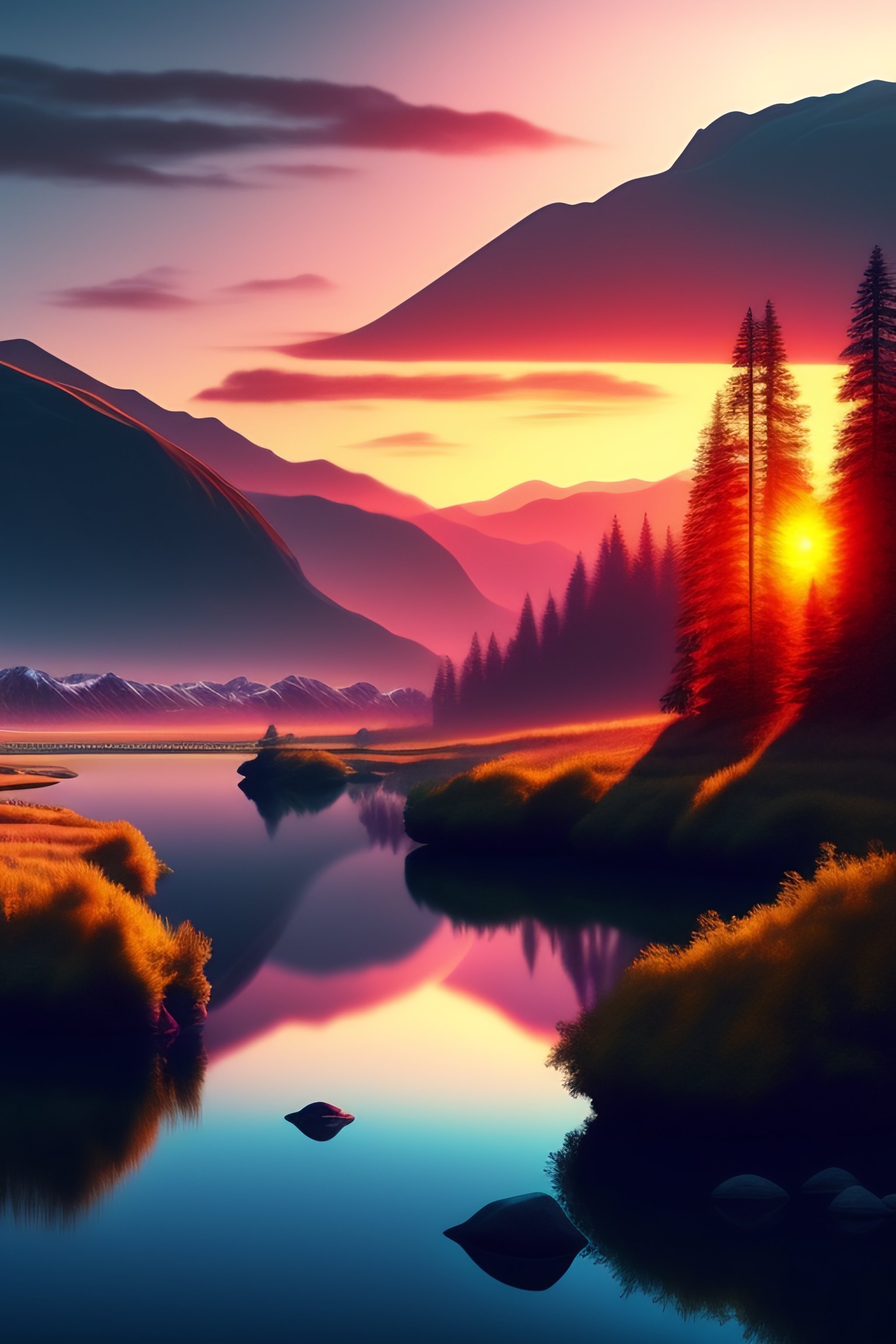Download Free Mobile Phone Wallpaper Sunset