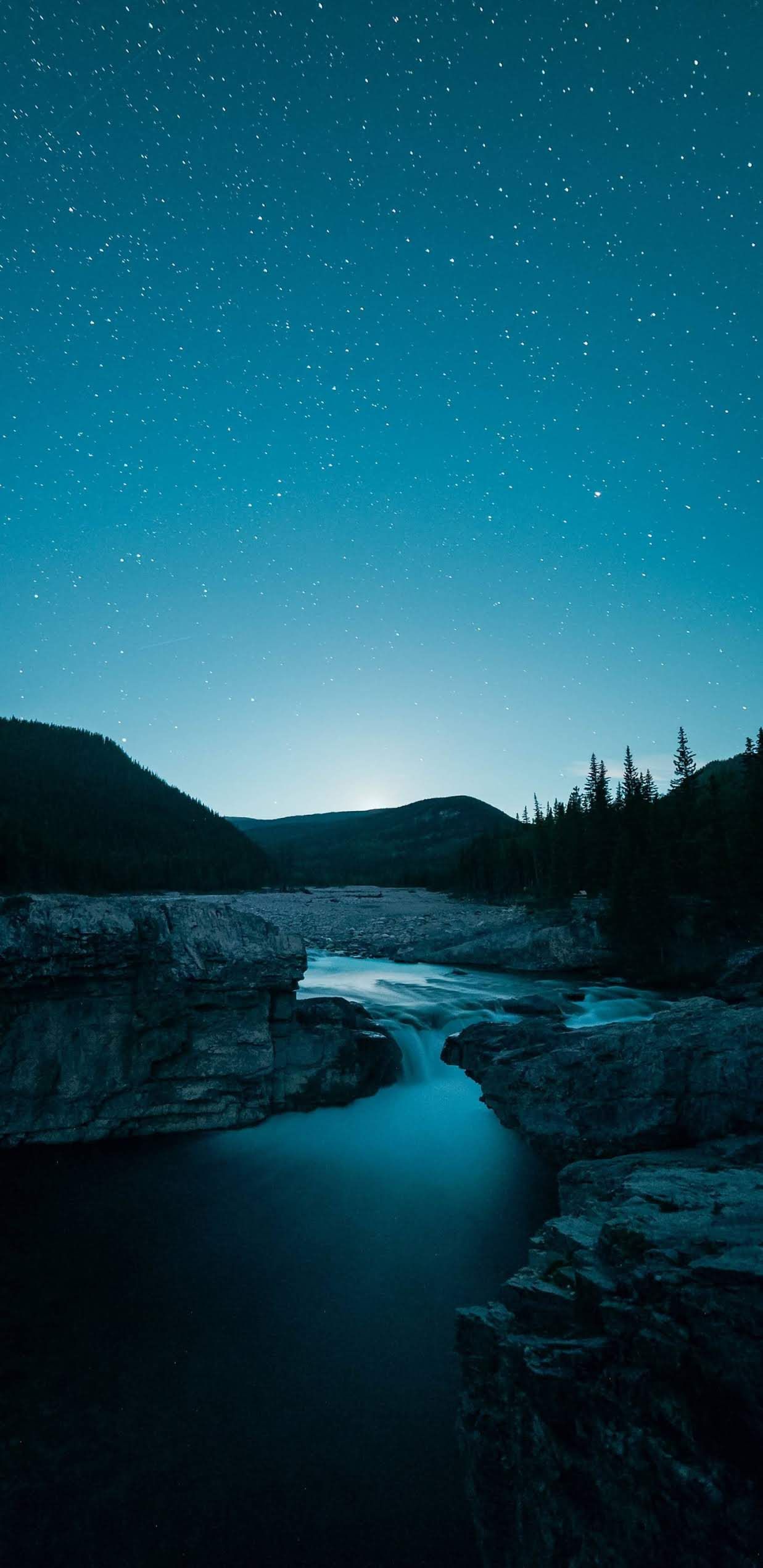Night Sky mobile wallpaper. Night sky wallpaper, Night scenery, Nature iphone wallpaper