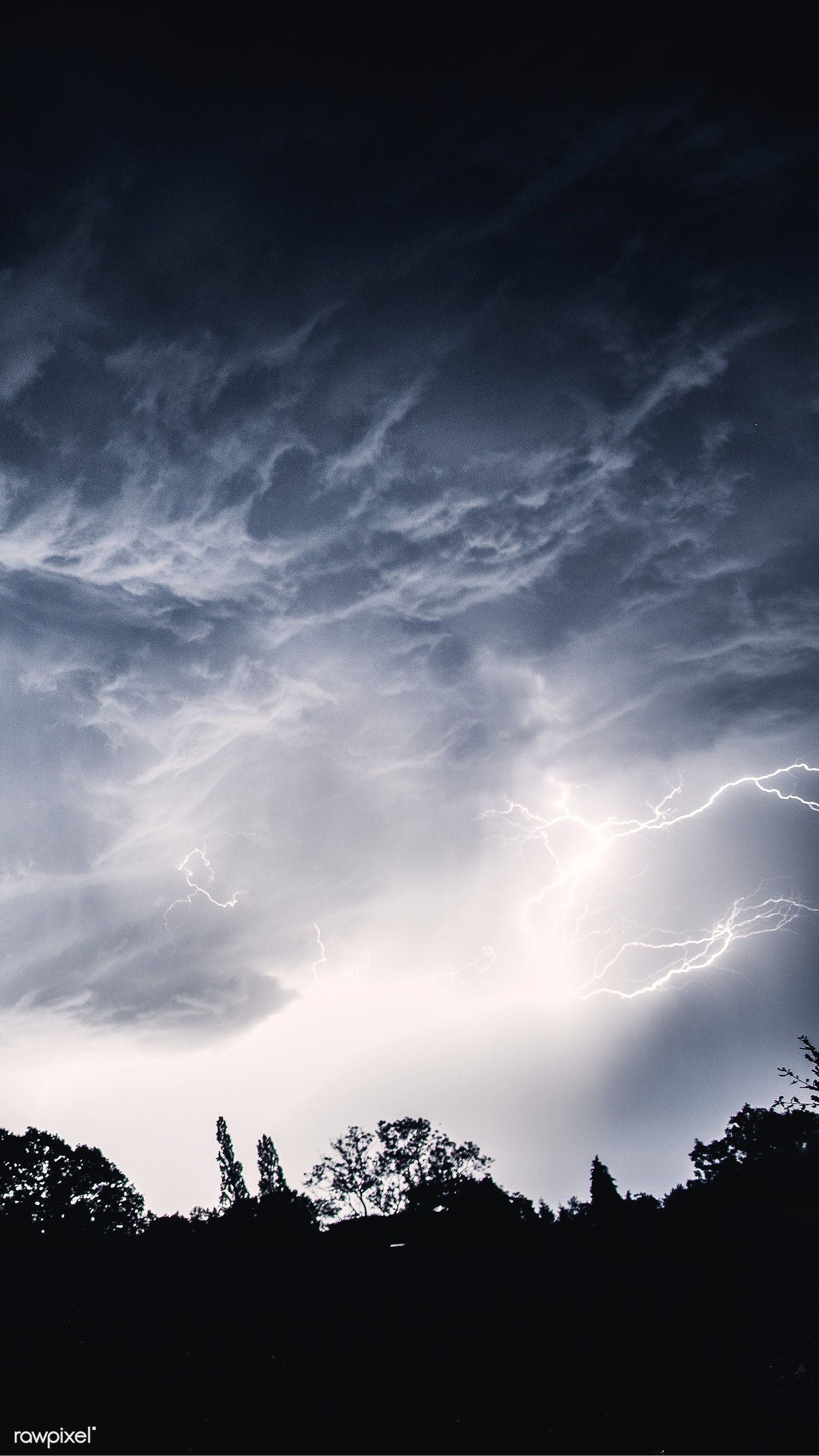 Stormy night sky mobile phone wallpaper. premium image / Luke Stackpoole. Stormy night, Phone wallpaper, Sky picture