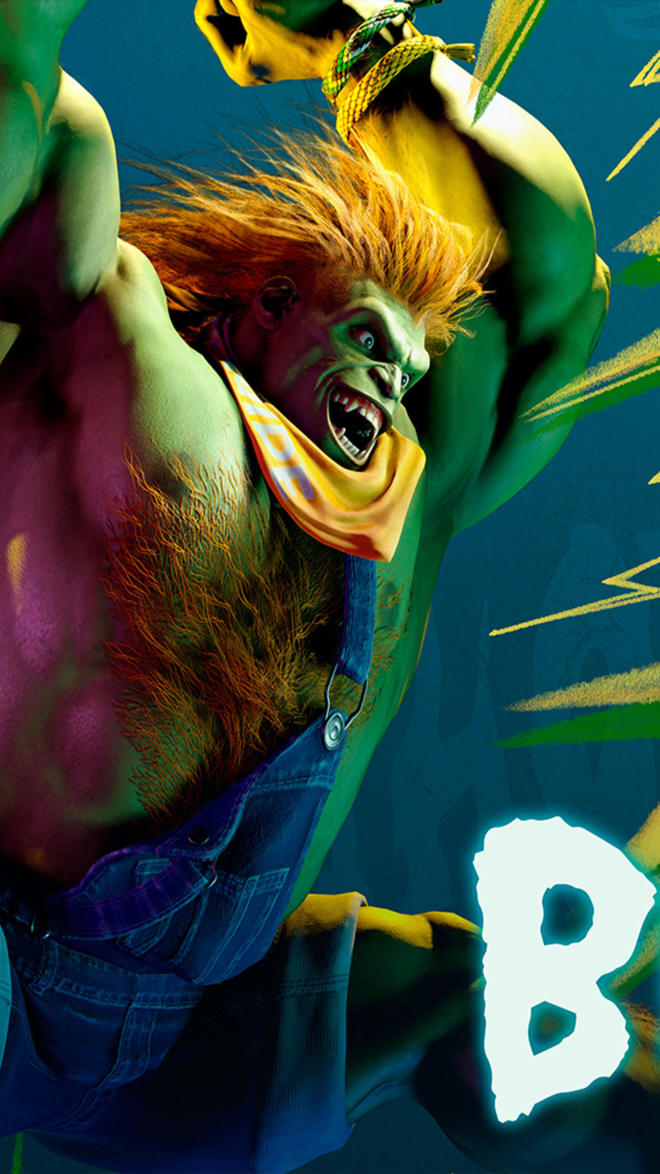 Blanka Street Fighter 6 4K Ultra HD Mobile Wallpaper