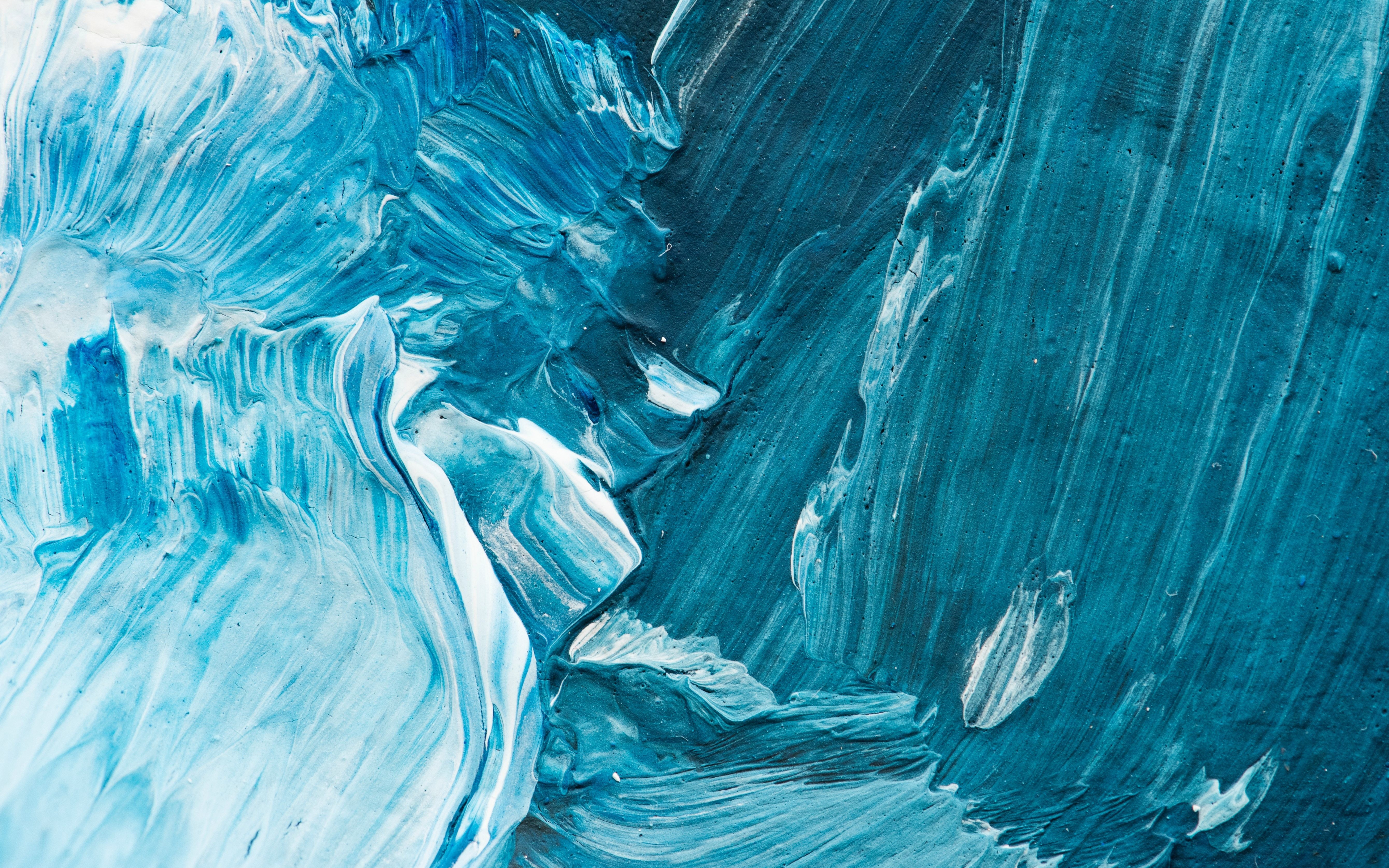 Download wallpaper 3840x2400 blue stains, watercolor, art 4k wallaper, 4k ultra HD 16:10 wallpaper, 3840x2400 HD background, 19107