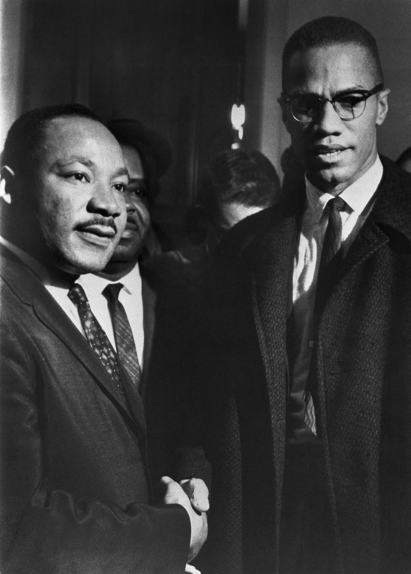 Download Martin Luther King Jr And Malcolm X Wallpaper