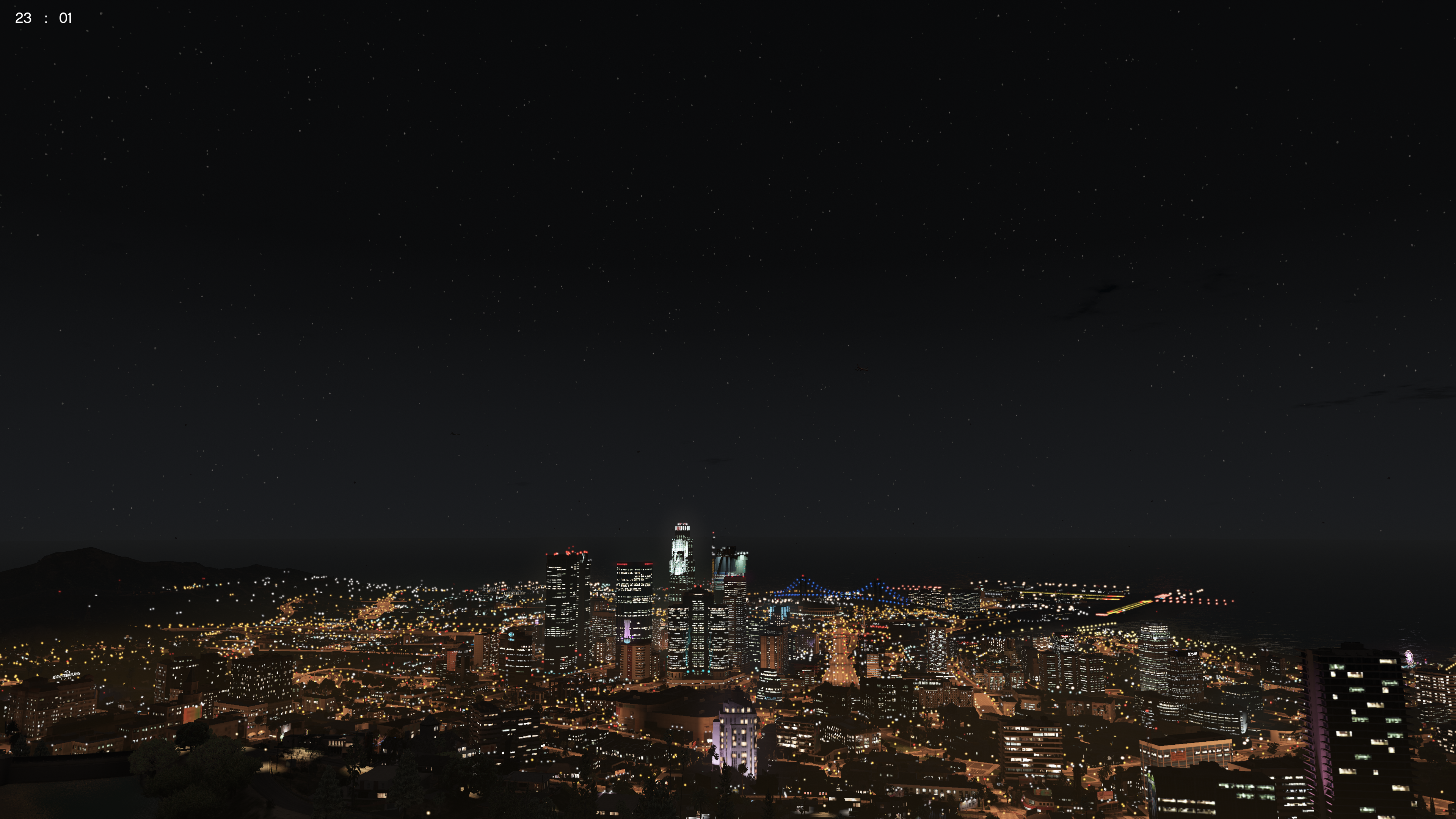 4K, night, Los Santos, Grand Theft Auto V, HD Wallpaper