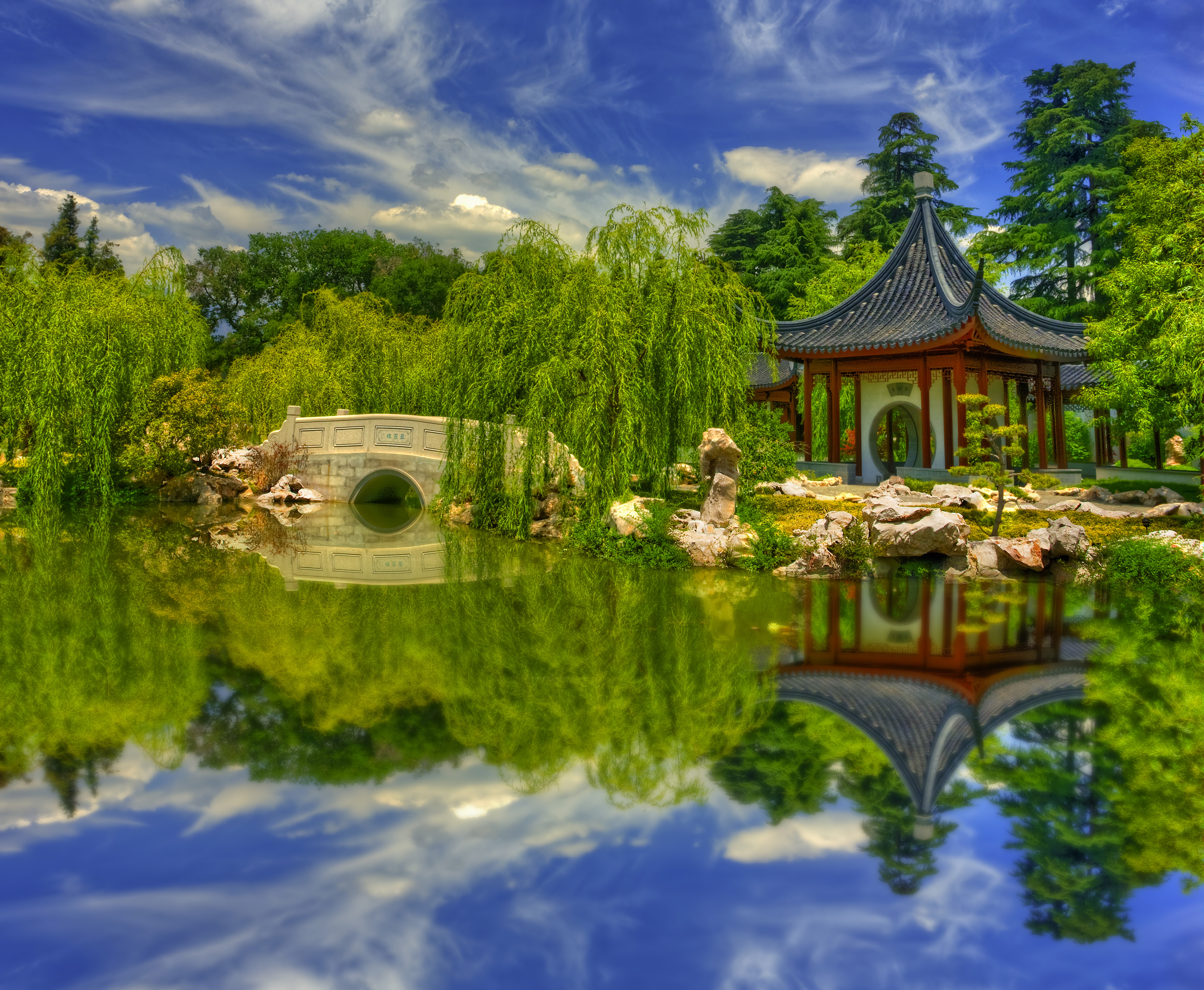4K Botanical Garden Wallpaper and Background Image