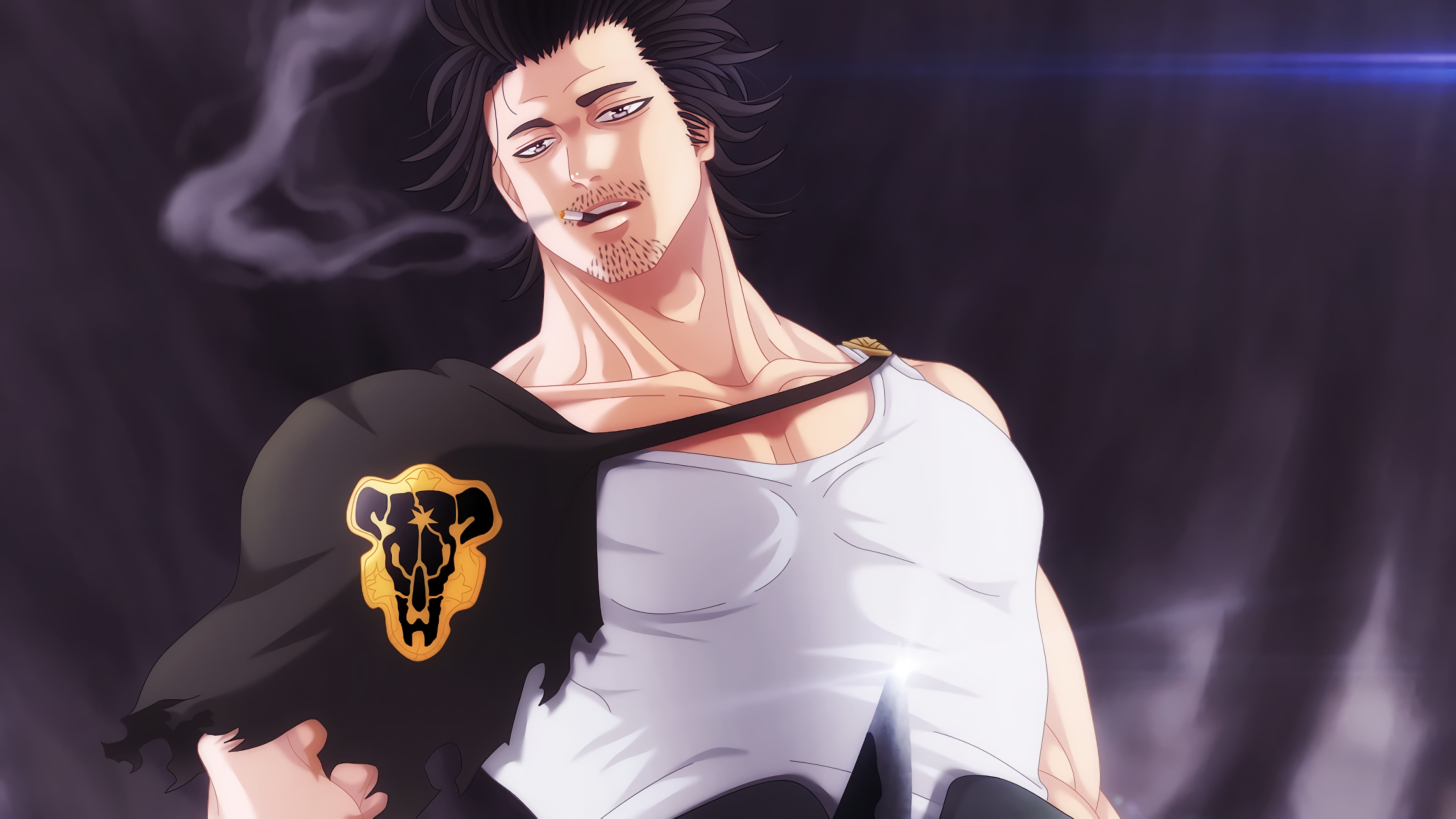 Wallpaper / anime, anime boys, 4K, Black Clover, Yami Sukehiro, demon free download