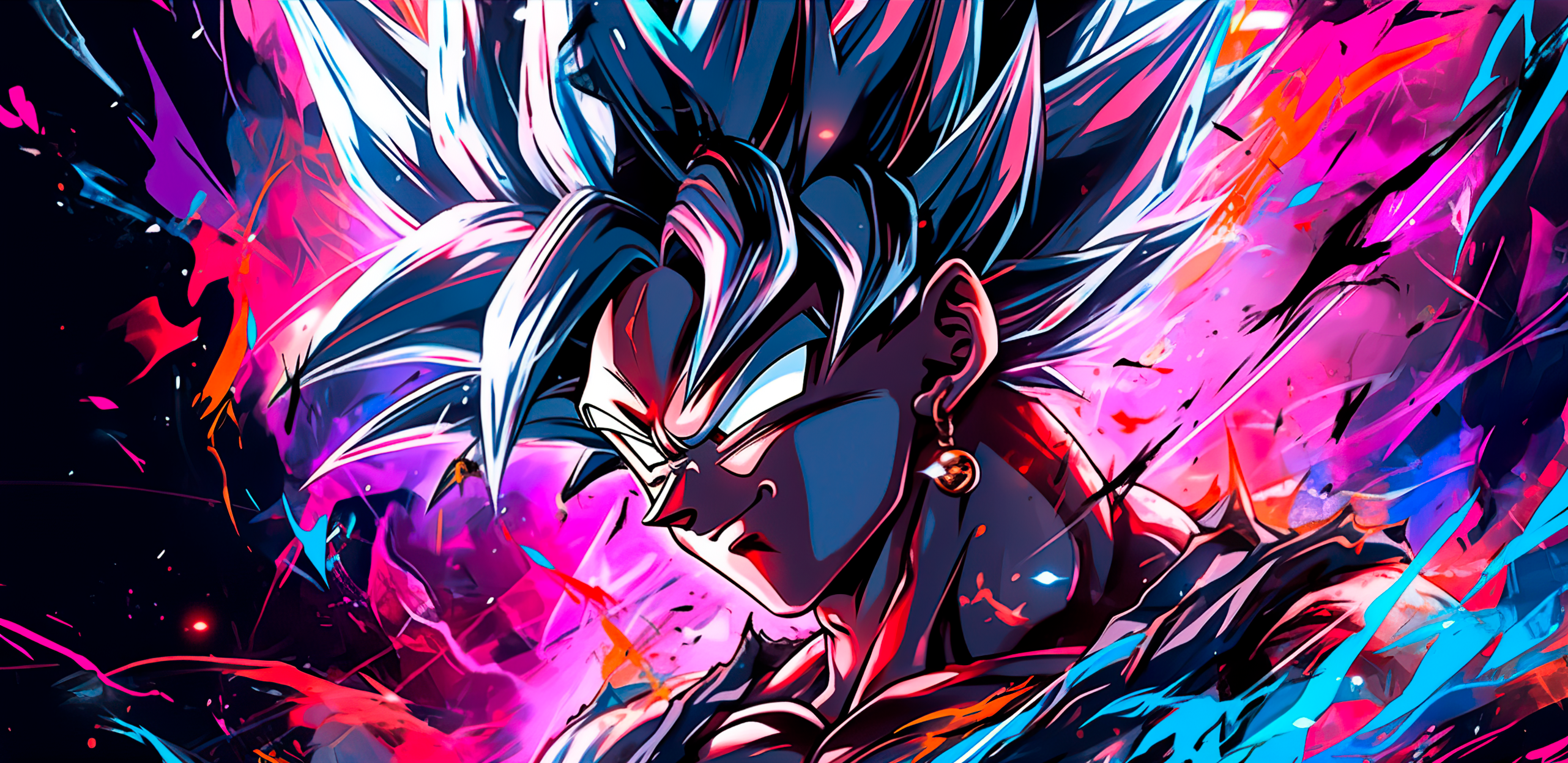 Artistic Ultra Instinct Goku Wallpaper
