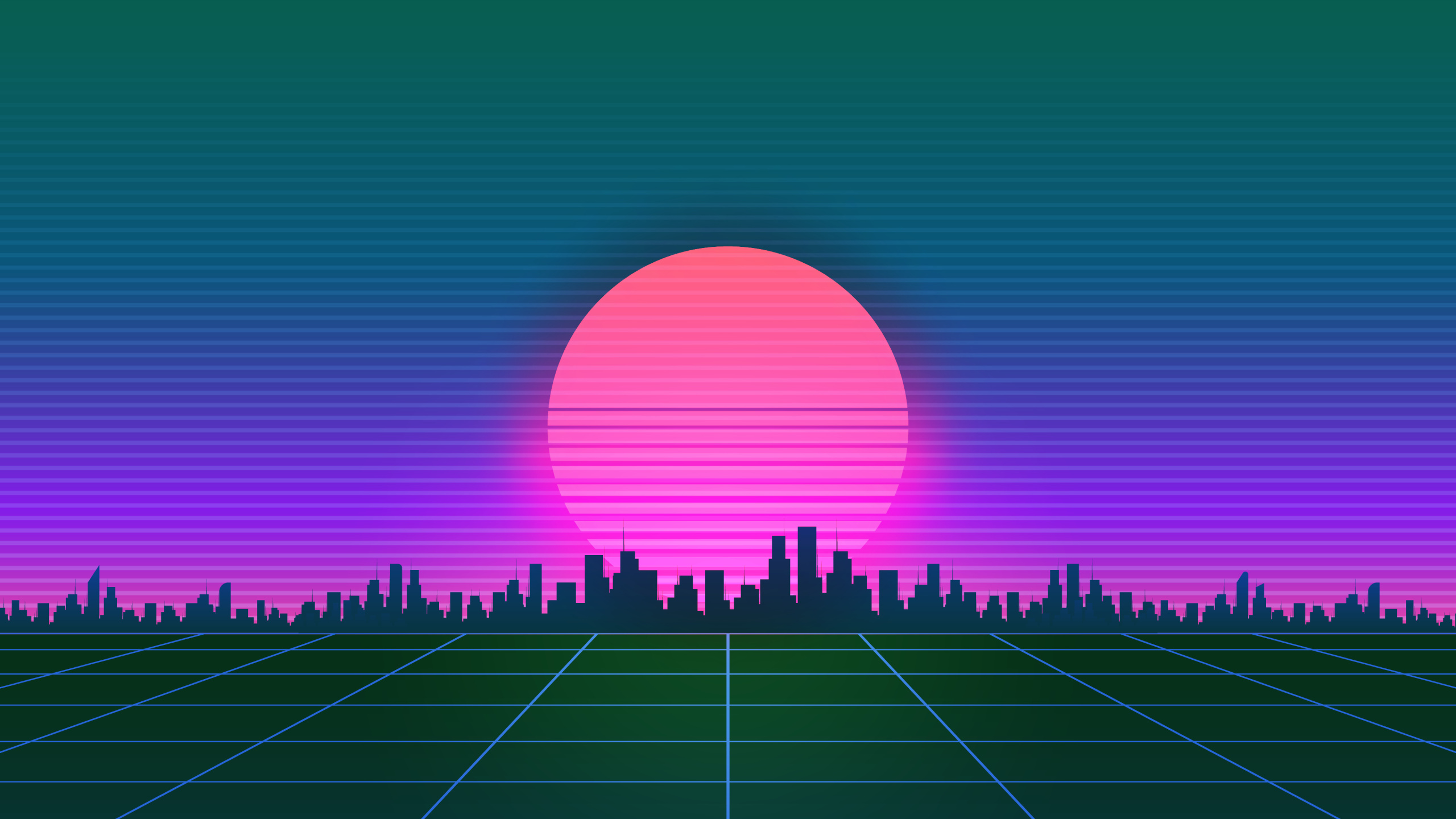 Vaporwave WQHD, QHD, 16:9 Wallpaper, HD Vaporwave 2560x1440 Background, Free Image Download