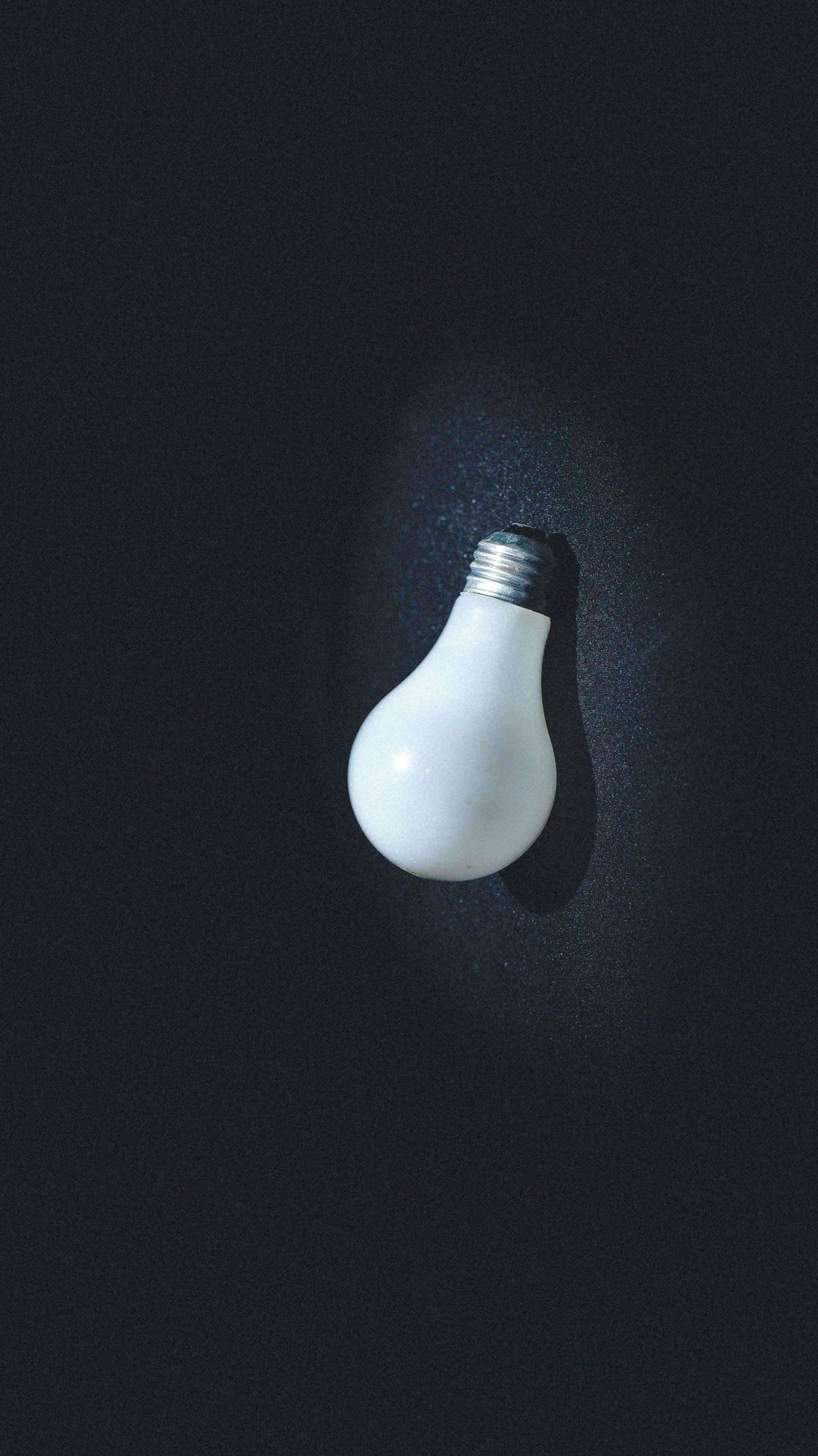 Lighting Bulb 4K Phone Wallpaper