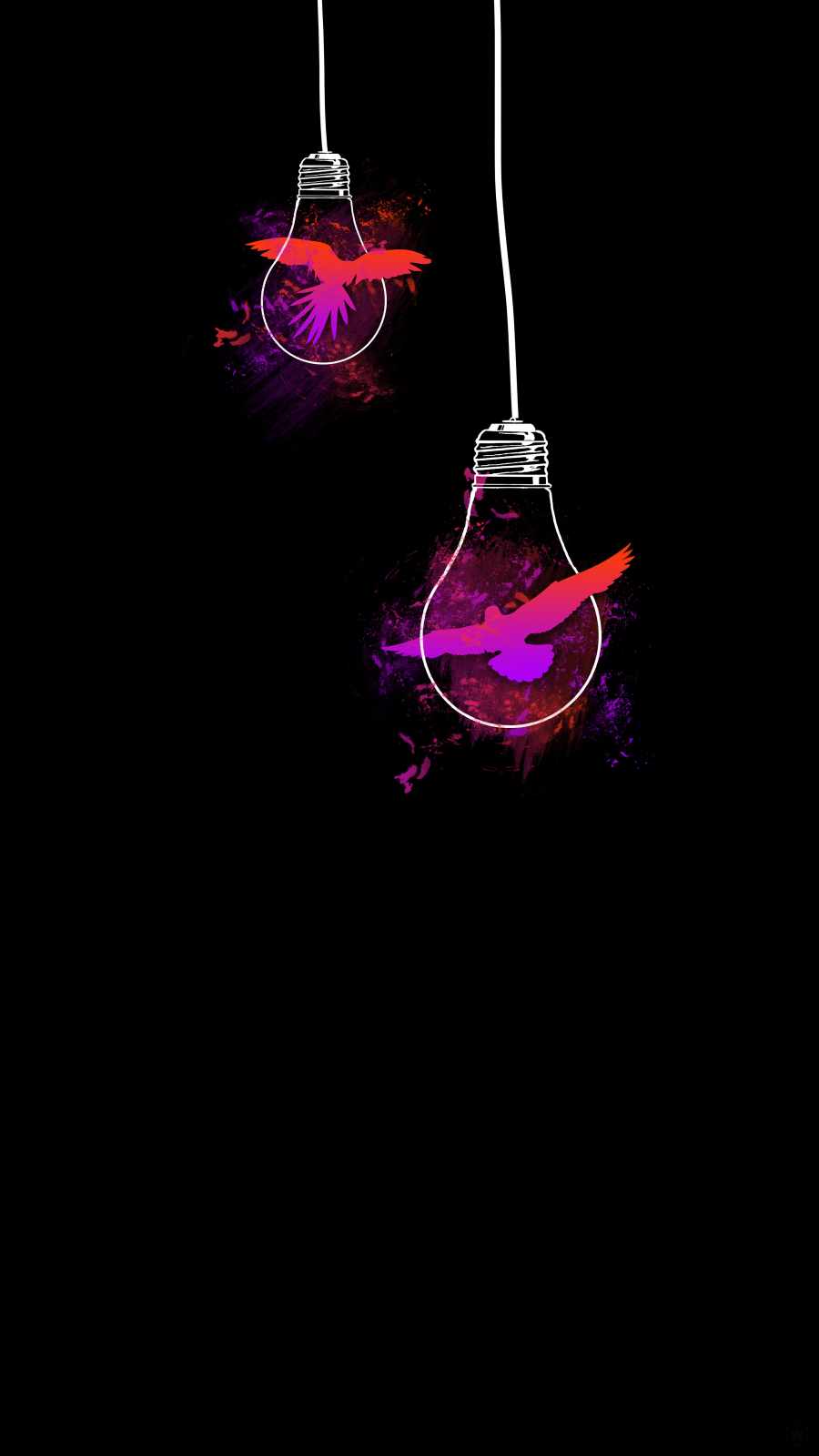 Amoled Bulb 4K iPhone Wallpaper