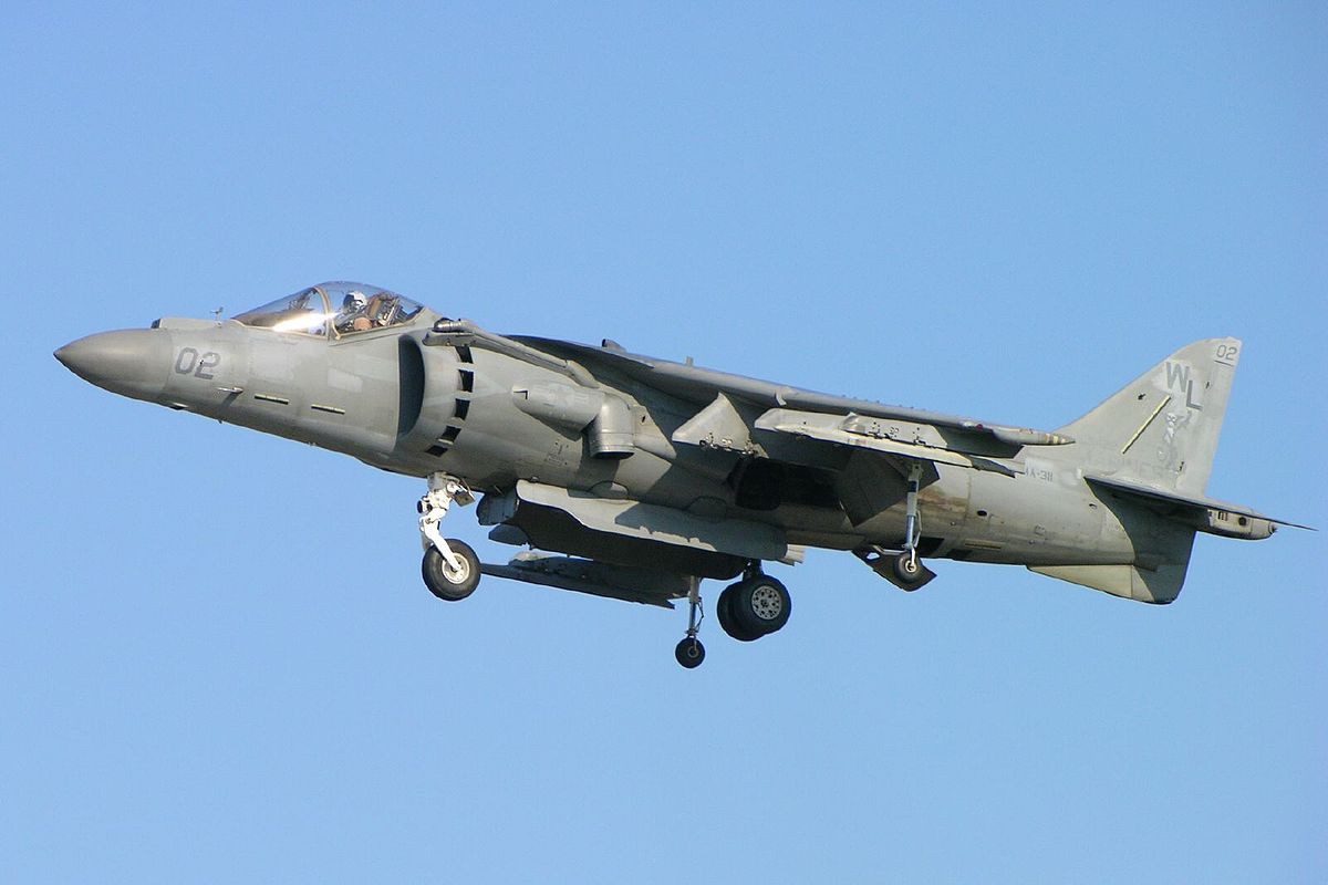 United States Marine Corps AV 8B Harrier II
