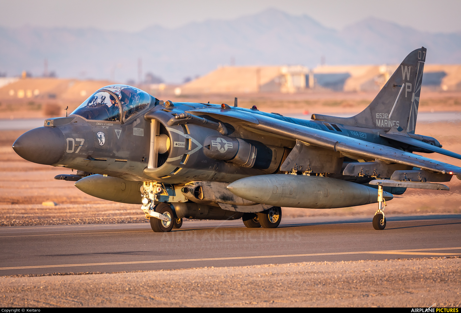 USA Corps McDonnell Douglas AV 8B Harrier II At El Centro NAS. Photo ID 1283653