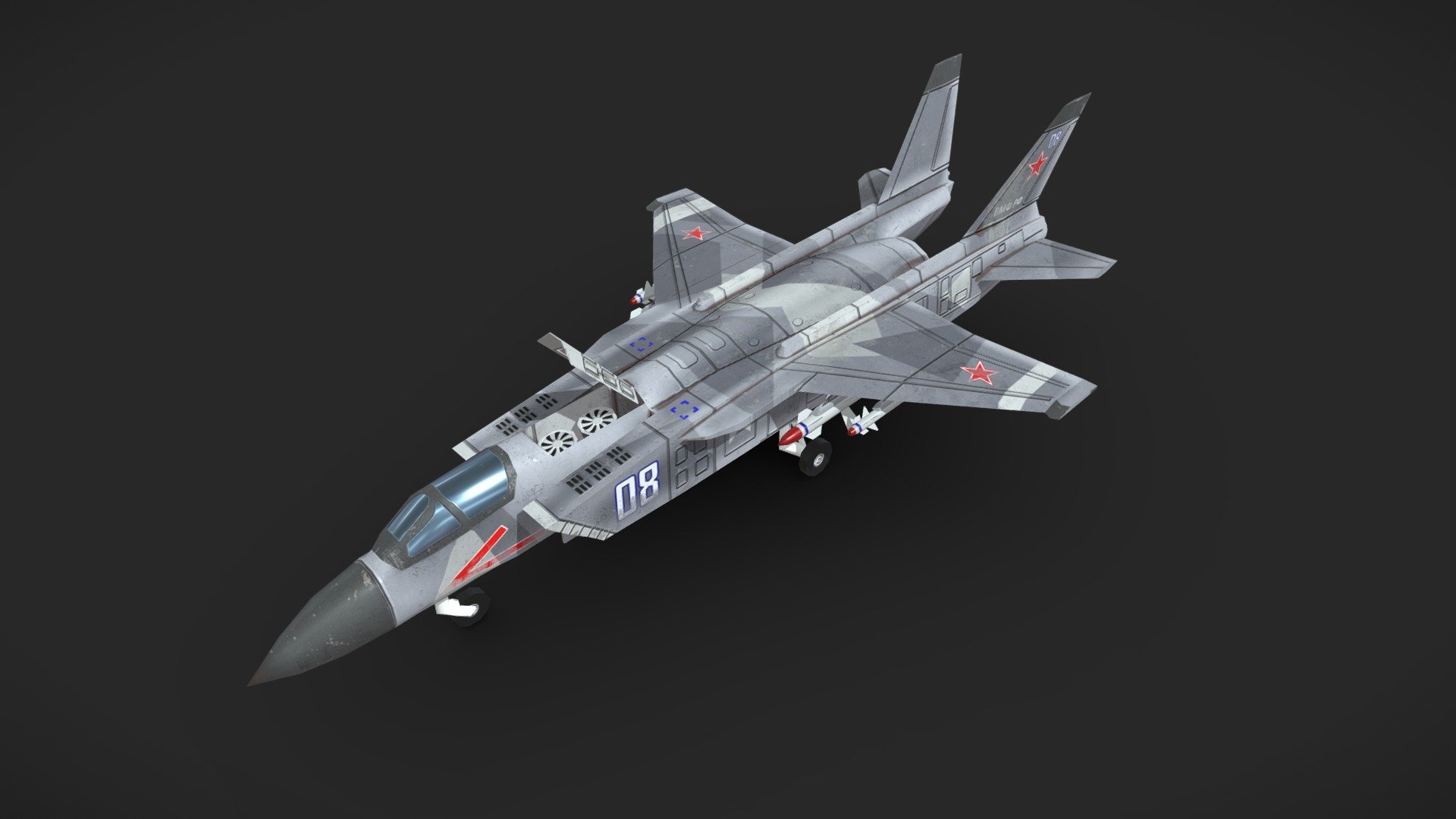 Yak 141 Fighter Free 3D Model By Spacelynxcanfly [7238109]